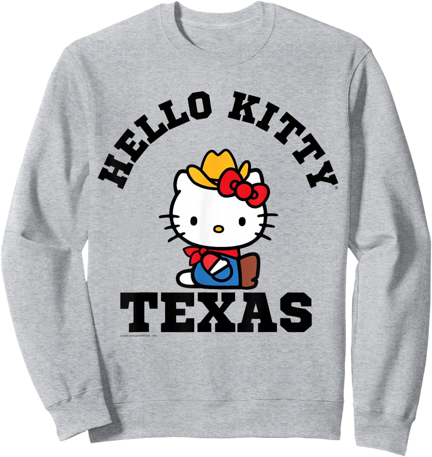 Hello Kitty Heart of Texas Shirt Sweatshirt - Sweatshirt | Ash
