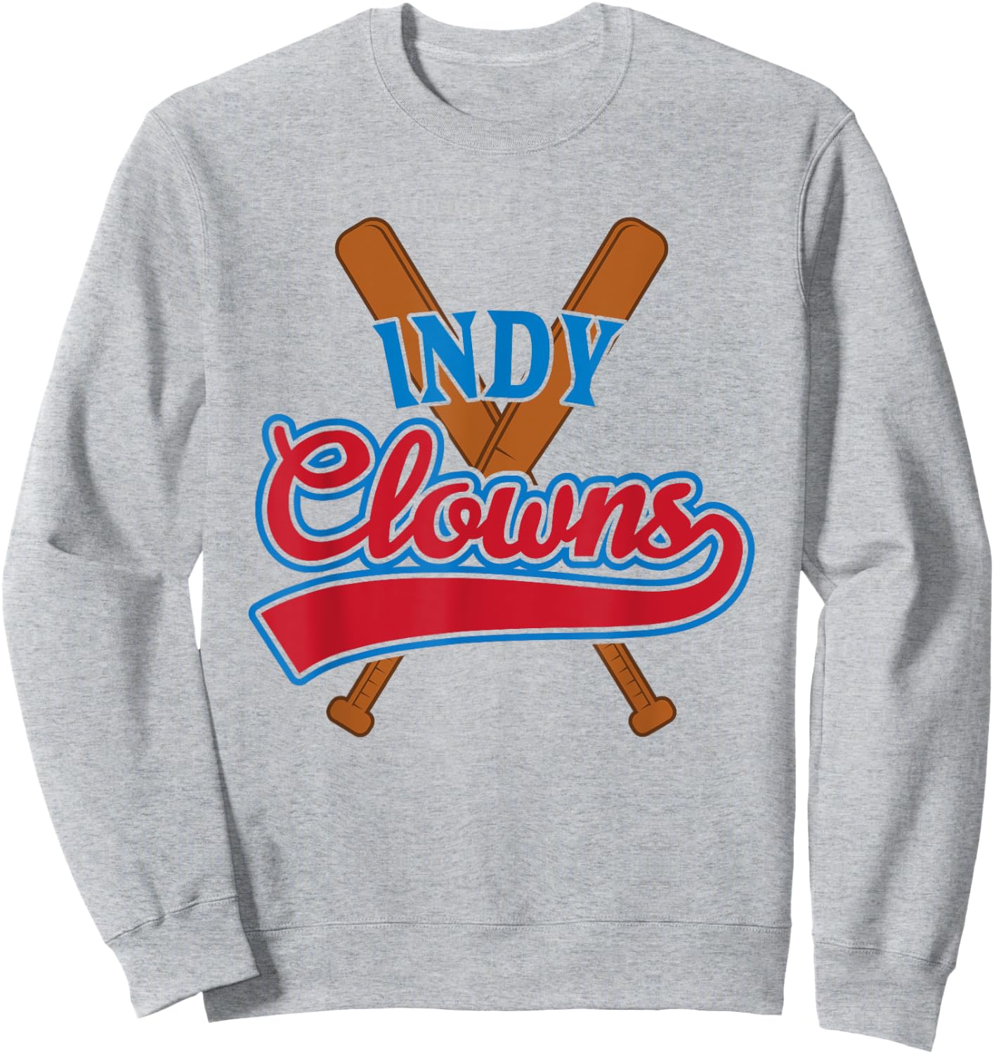 Indianapolis Clowns Retro Indy Baseball Fan Gift Sweatshirt - Sweatshirt | Ash