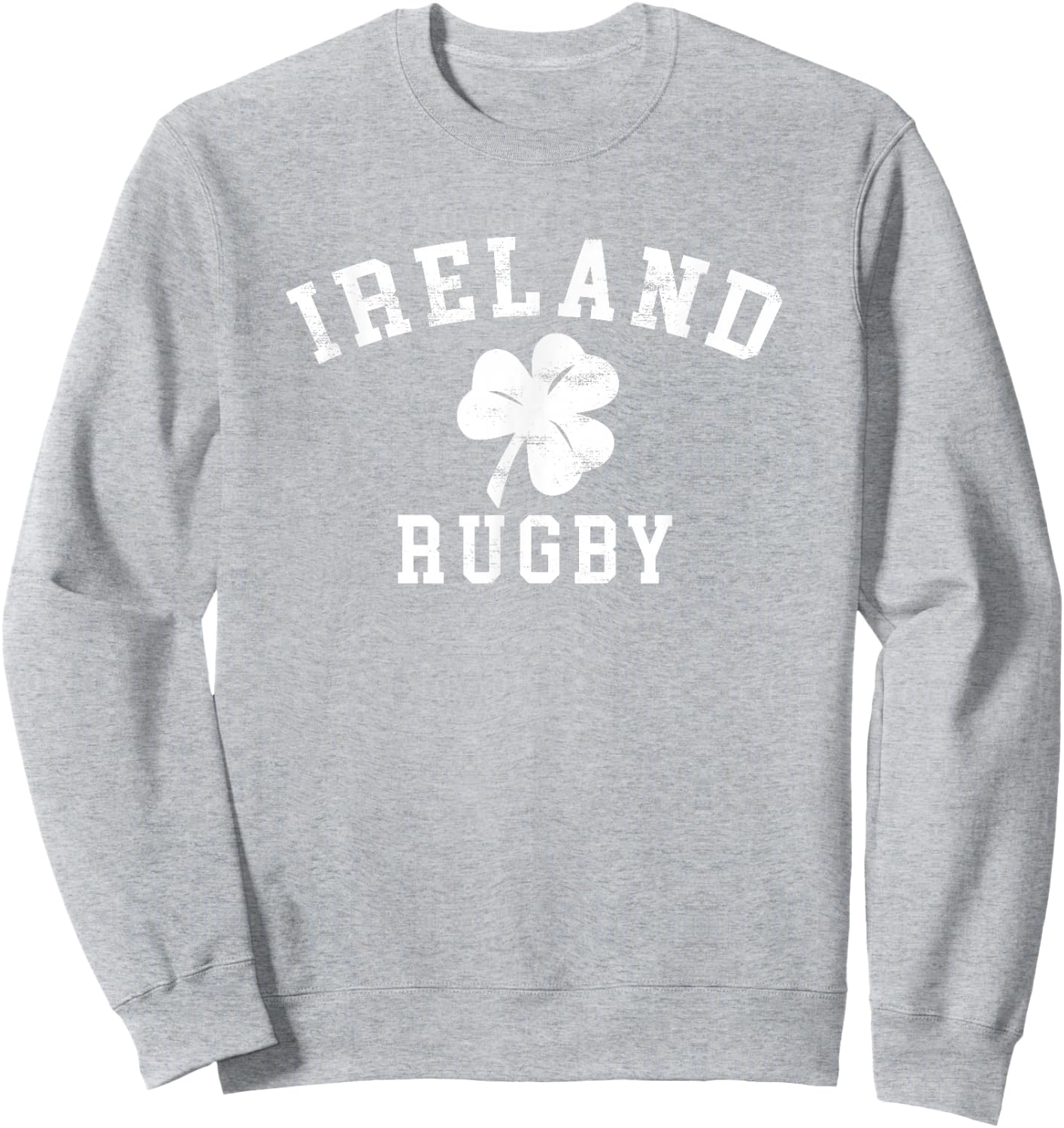 Ireland Rugby - Irish Shamrock Rugby Sweatshirt - Sweatshirt | Ash