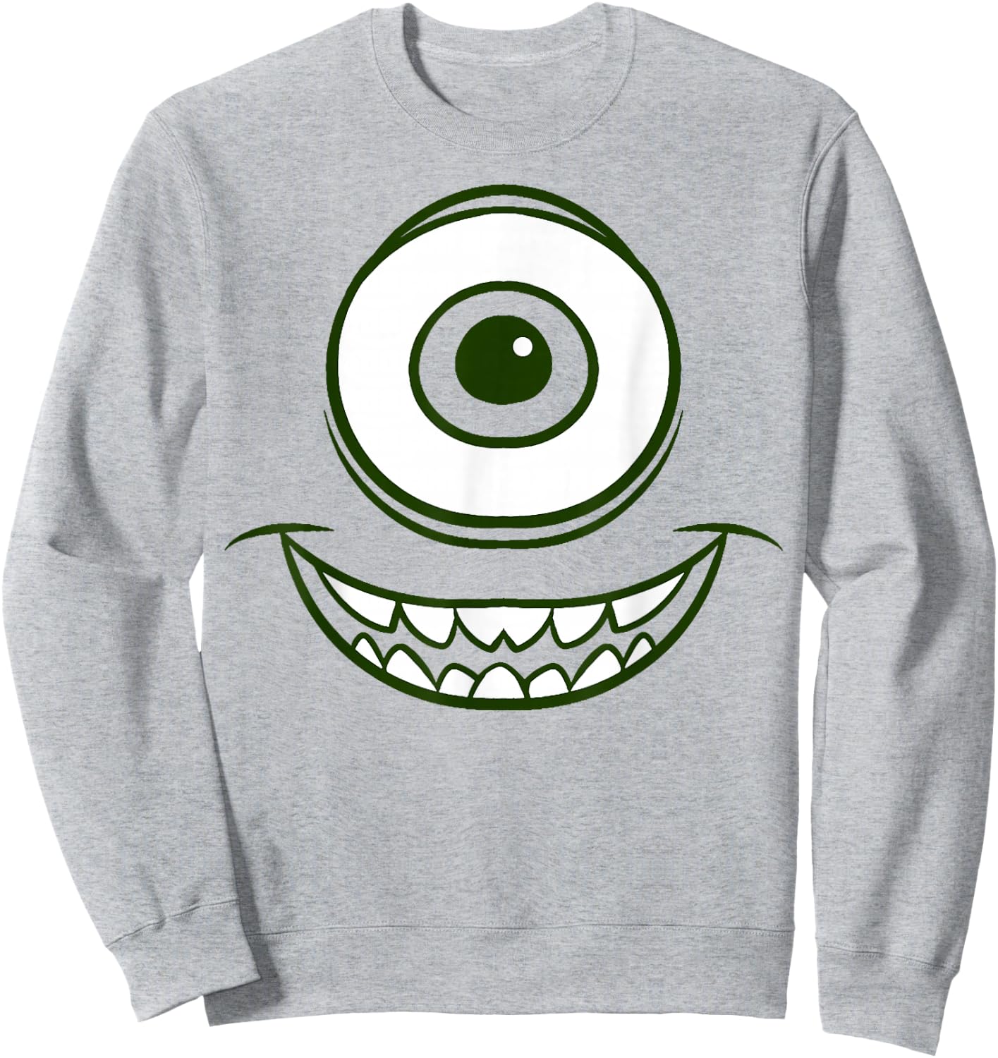 Disney Pixar Monsters, Inc. Halloween Mike Wazowski Costume Sweatshirt - Sweatshirt | Ash