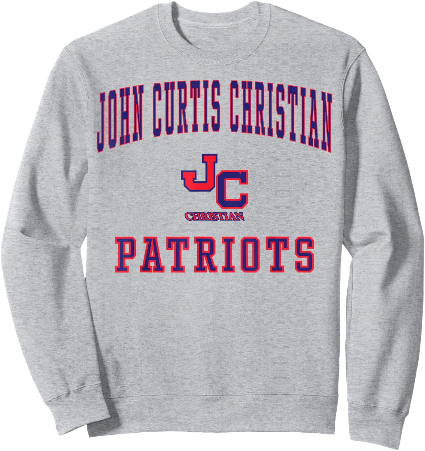 John Curtis Christian High School Patriots C1 Sweatshirt - Sweatshirt | Ash