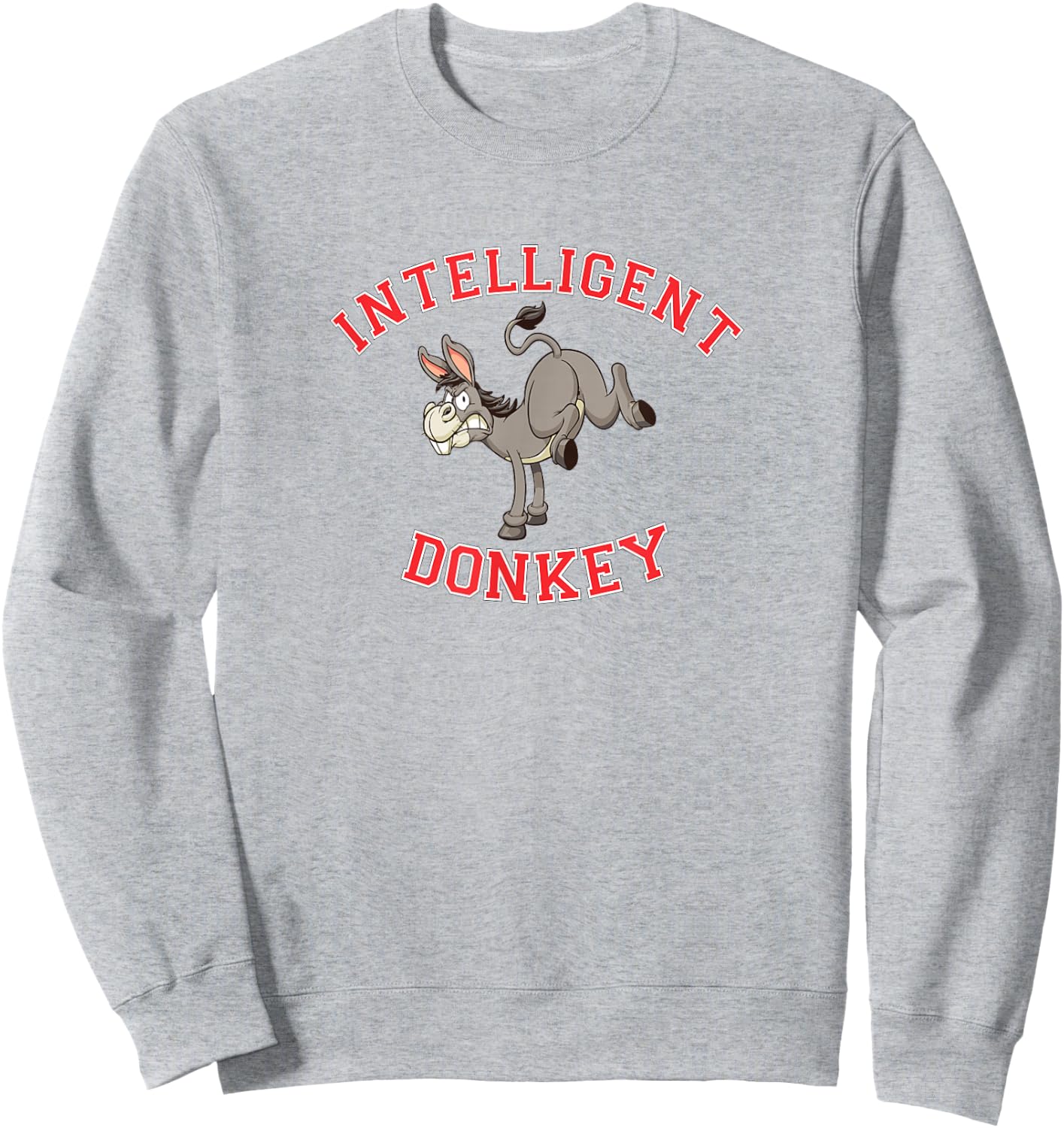 Intelligent Donkey Sweatshirt - Sweatshirt | Ash