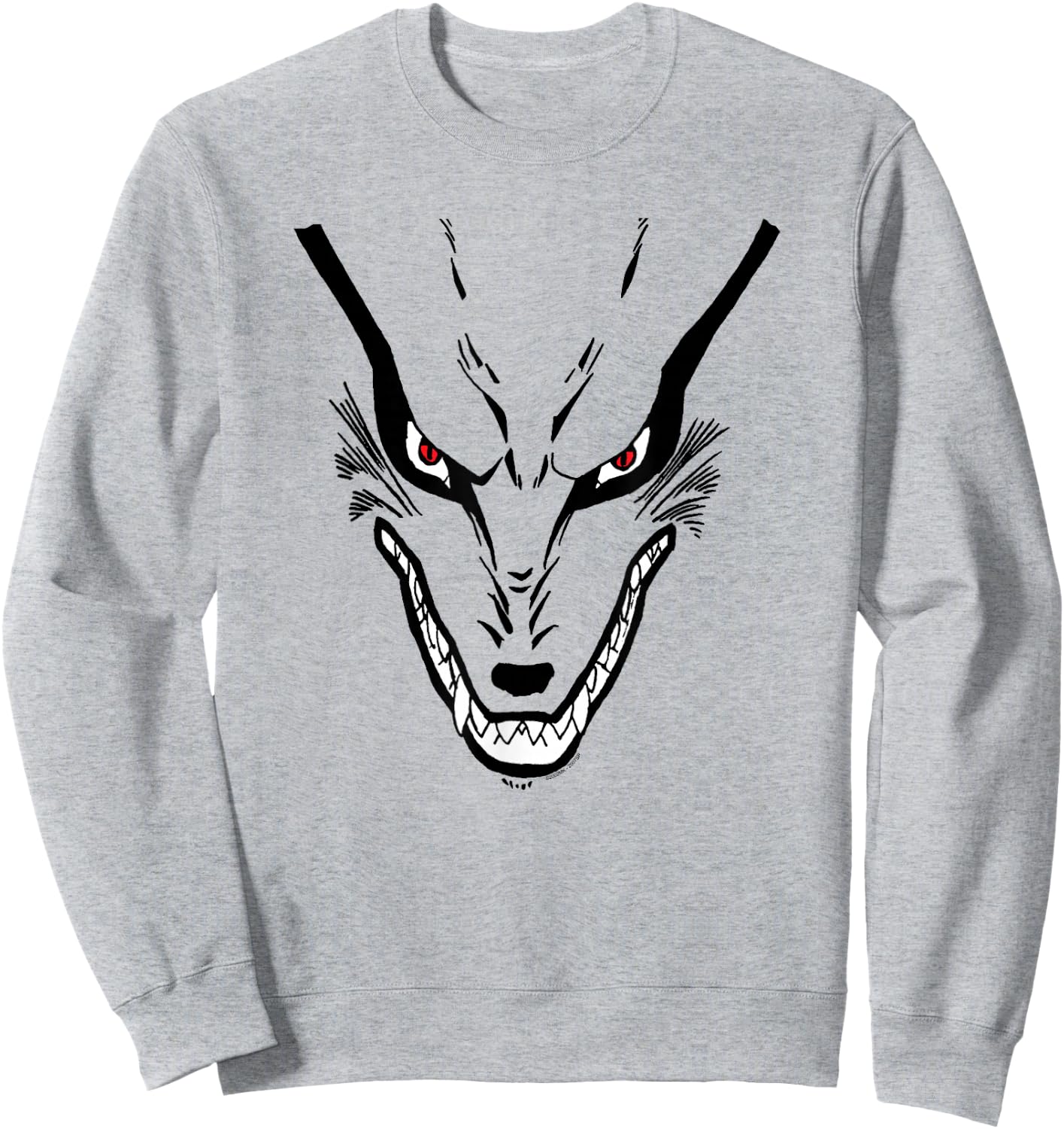 Naruto Nine Tails Big Face Sweatshirt - Sweatshirt | Ash
