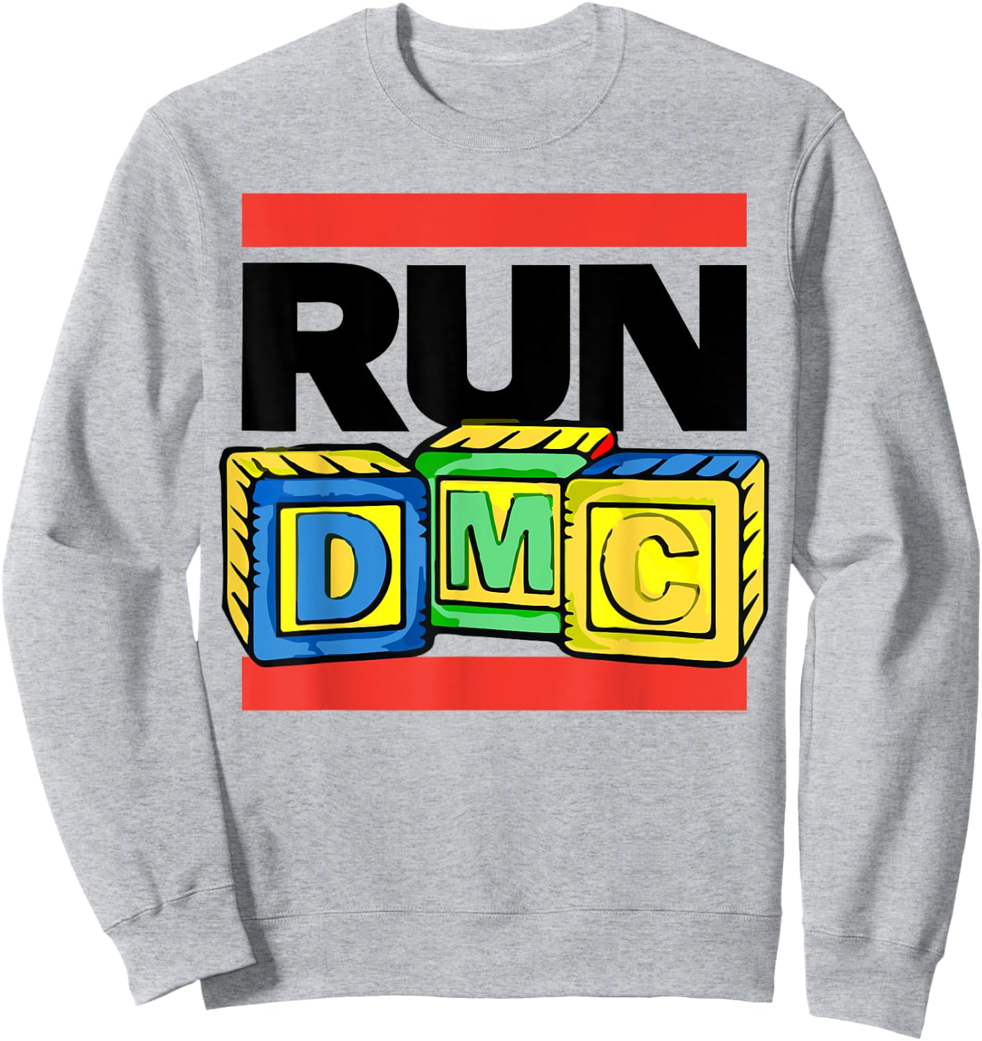 Official Run DMC Toy Blocks Yellow Sweatshirt - Sweatshirt | Ash