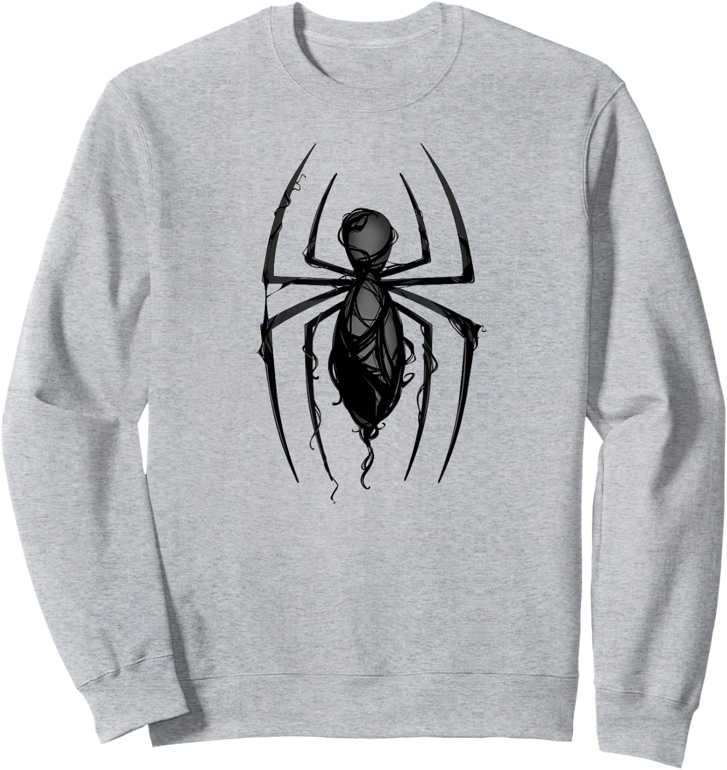 Marvel Spider-Man: Maximum Venom Spider-Icon Sweatshirt - Sweatshirt | Ash