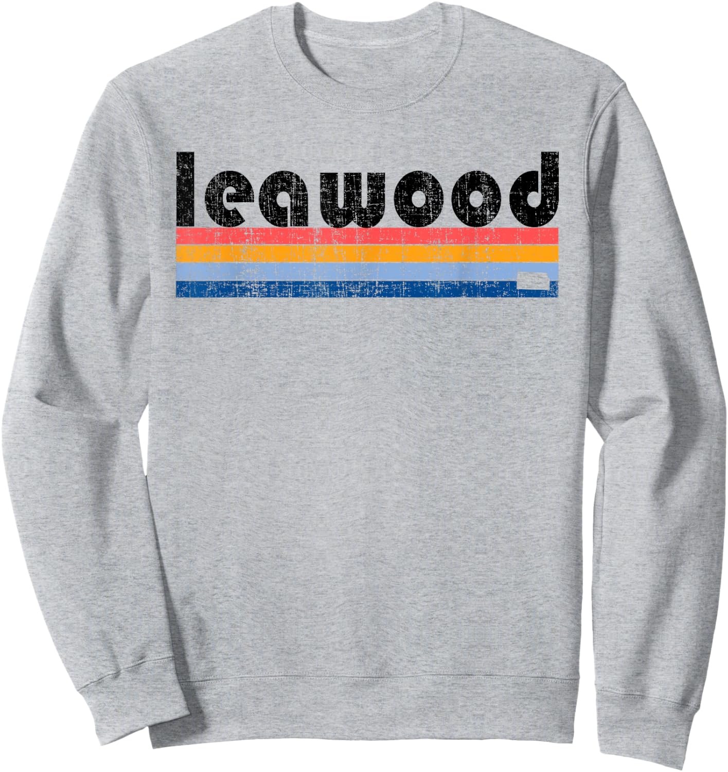 Vintage 80s Style Leawood KS Sweatshirt - Sweatshirt | Ash