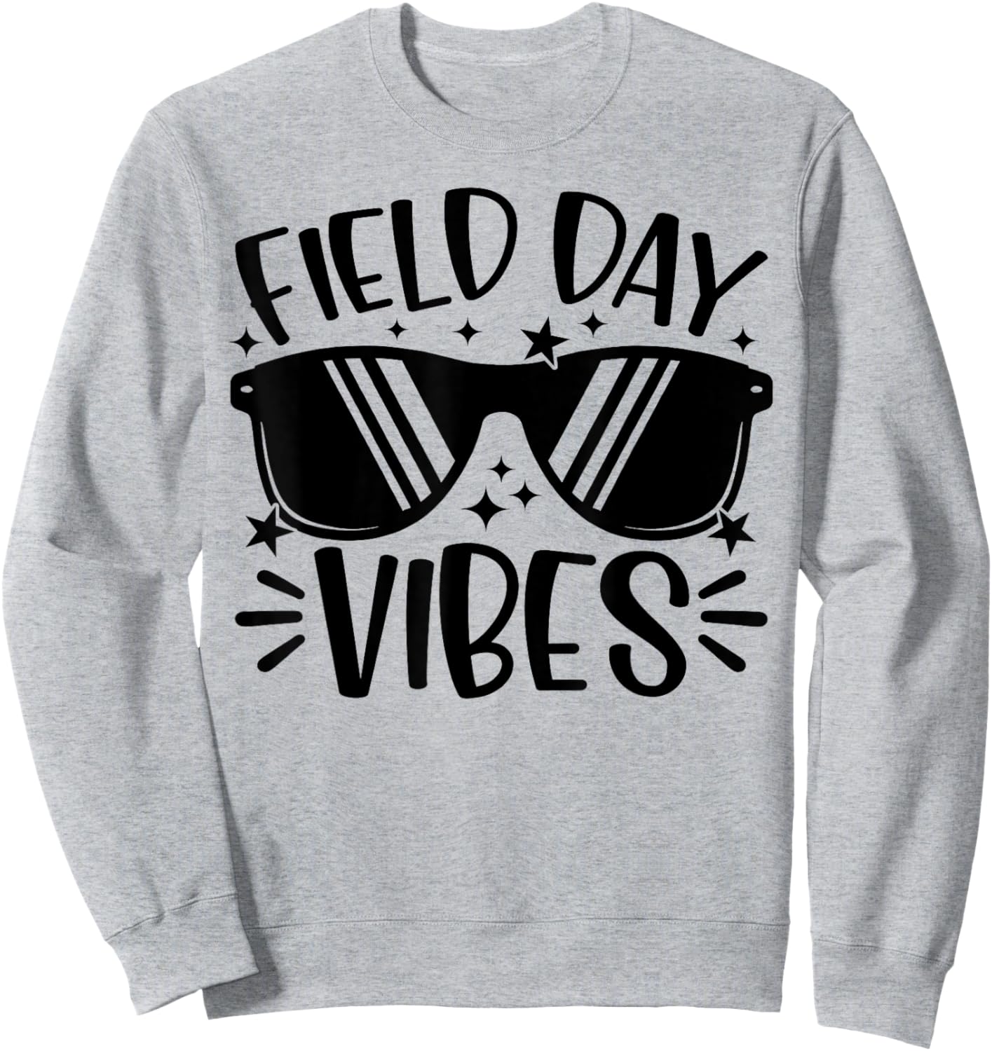 Field Day Vibes Sunglasses Teacher Boy Girl Kids Sweatshirt - Sweatshirt | Ash