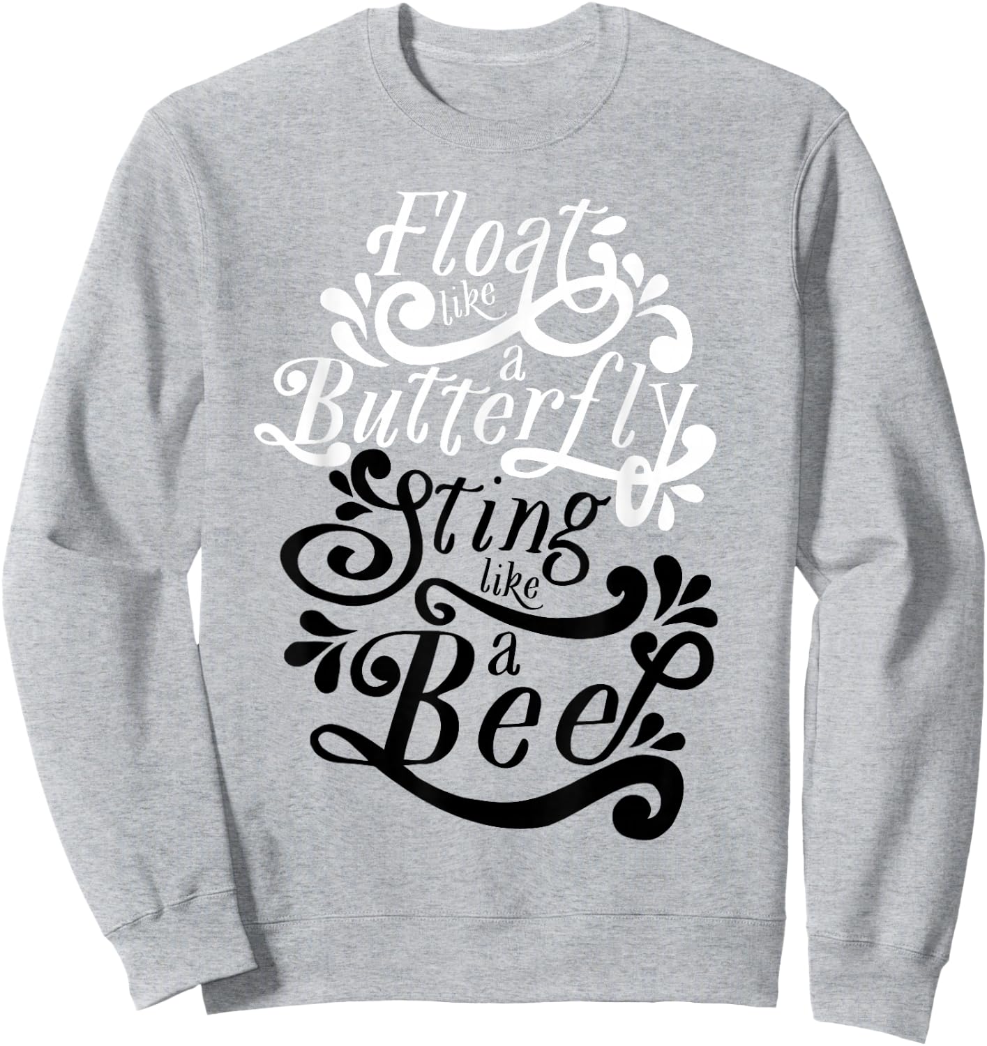 Muhammad Ali - Float Like A Butterfly Sweatshirt - Sweatshirt | Ash