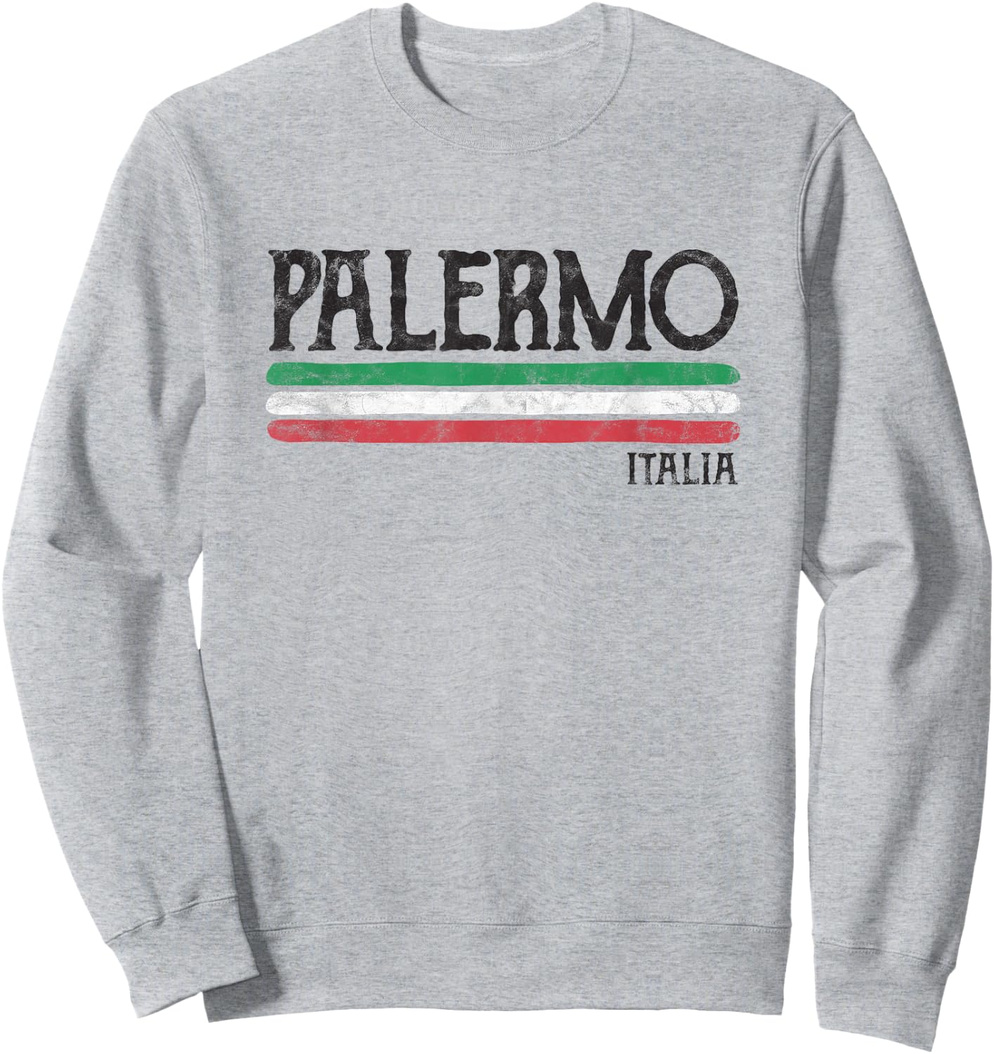 Vintage Palermo Sicilia Sicily Italy Italia Italian Souvenir Sweatshirt - Sweatshirt | Ash