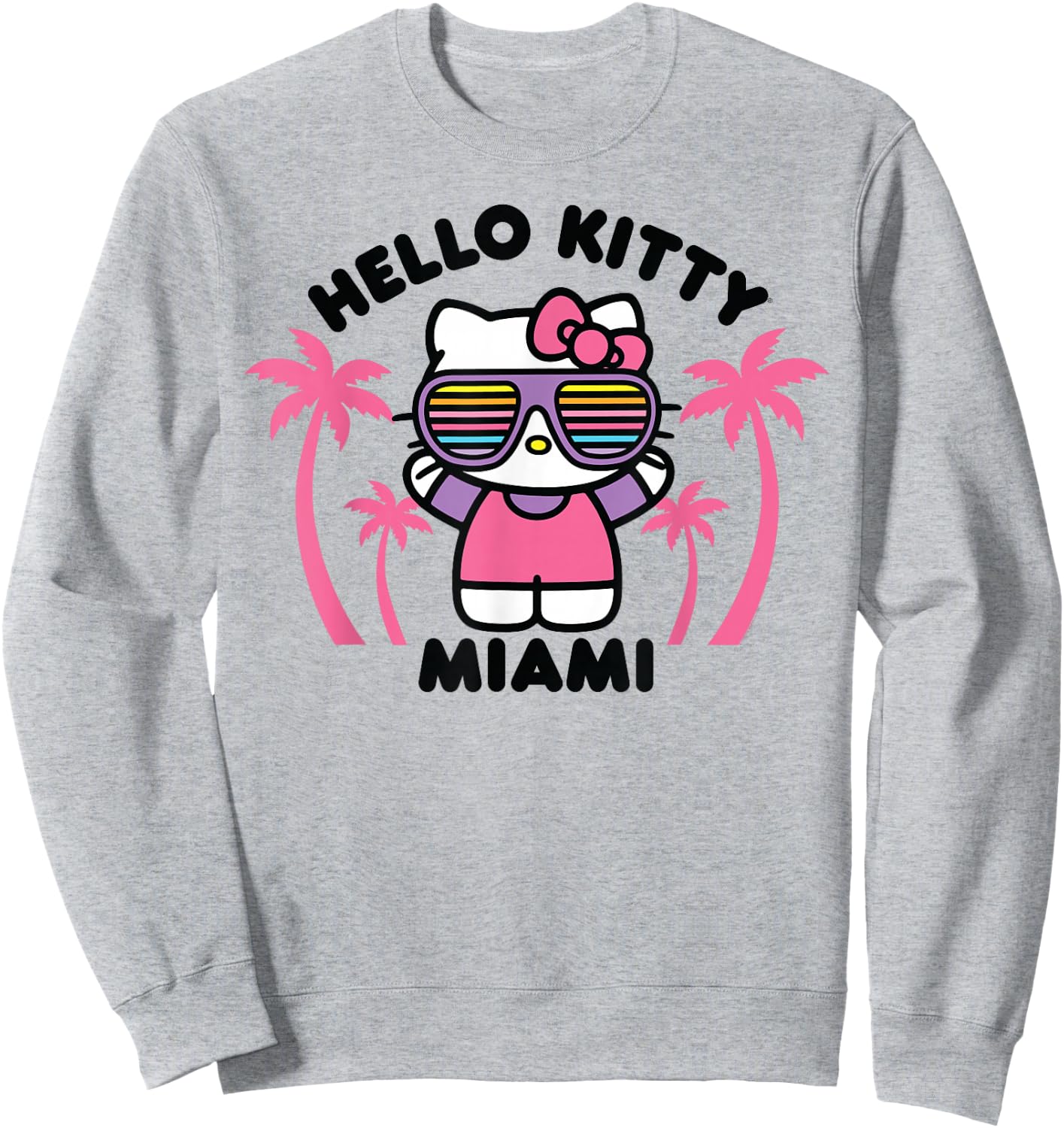 Hello Kitty Miami Sweatshirt - Sweatshirt | Ash