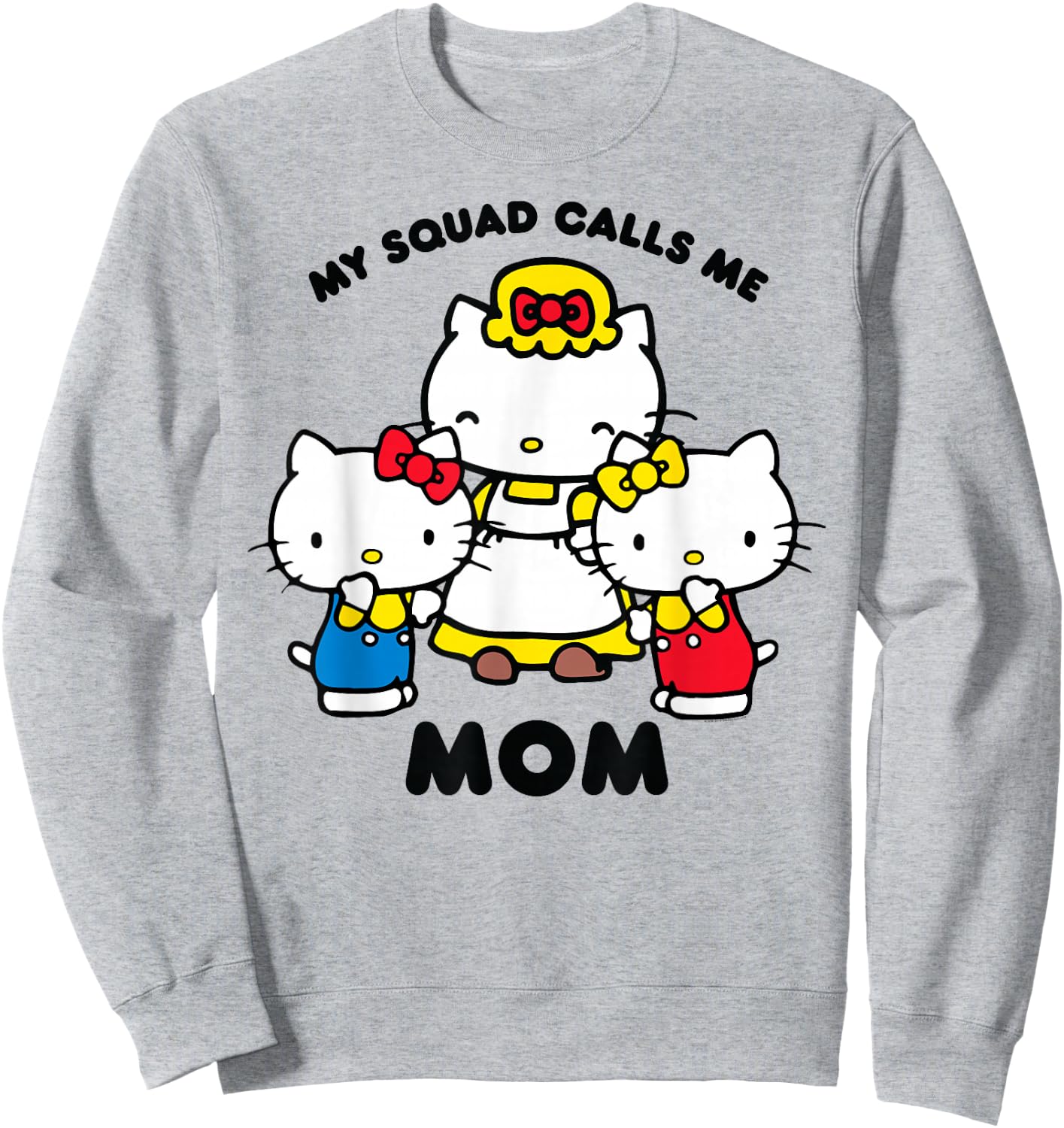 Hello Kitty Mom Squad Sweatshirt - Sweatshirt | Ash