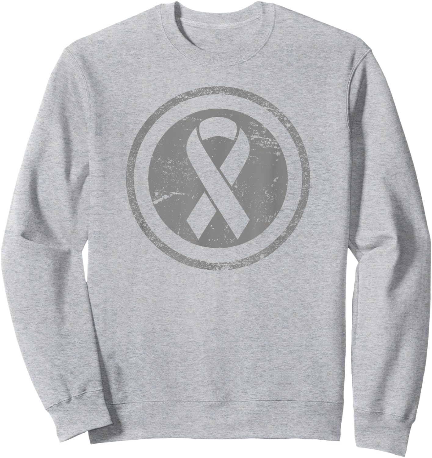 Vintage Childhood Cancer Awareness Sweatshirt - Sweatshirt | Ash