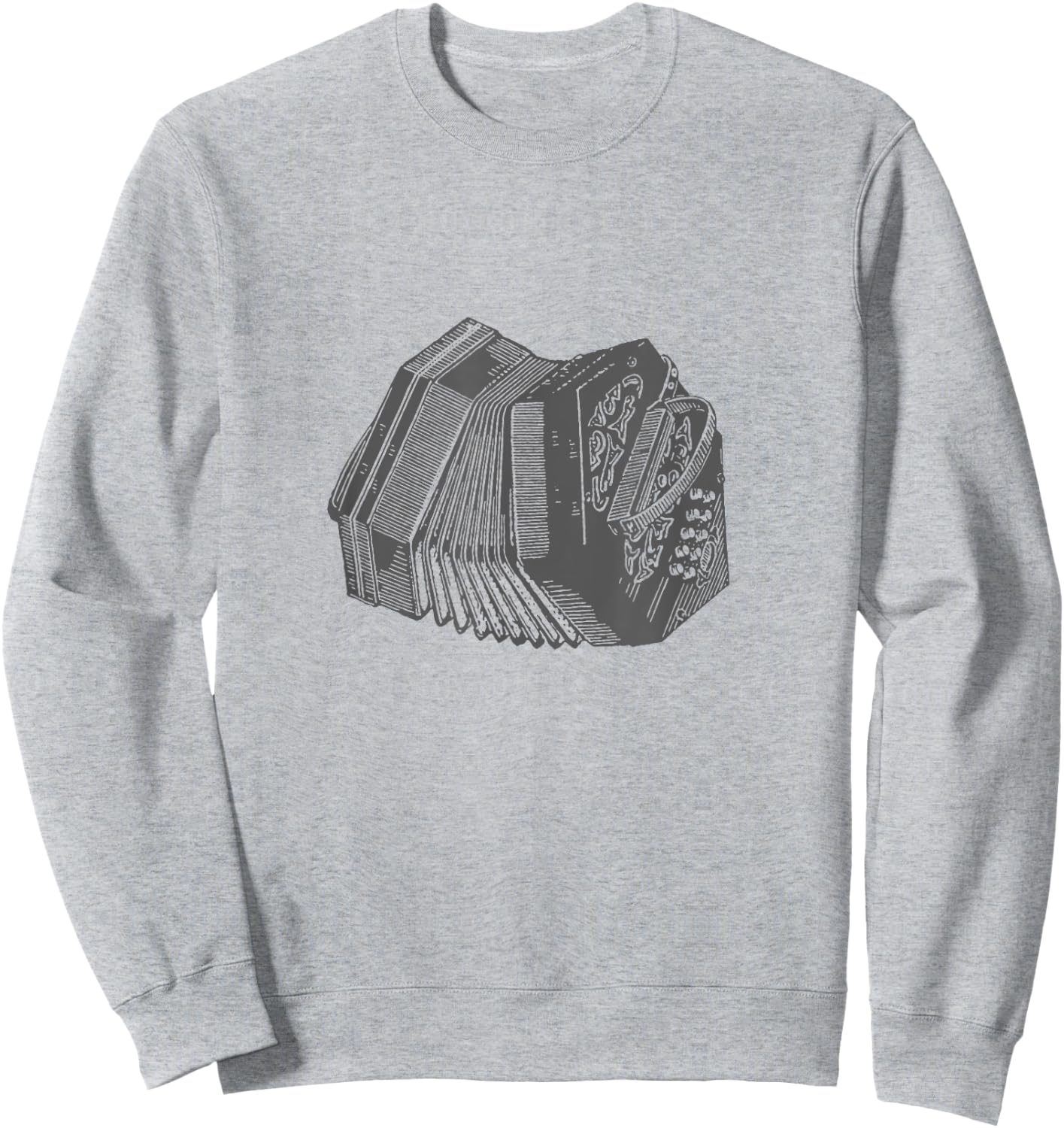 Vintage Bandoneon / Concertina Musician Gift Sweatshirt - Sweatshirt | Ash