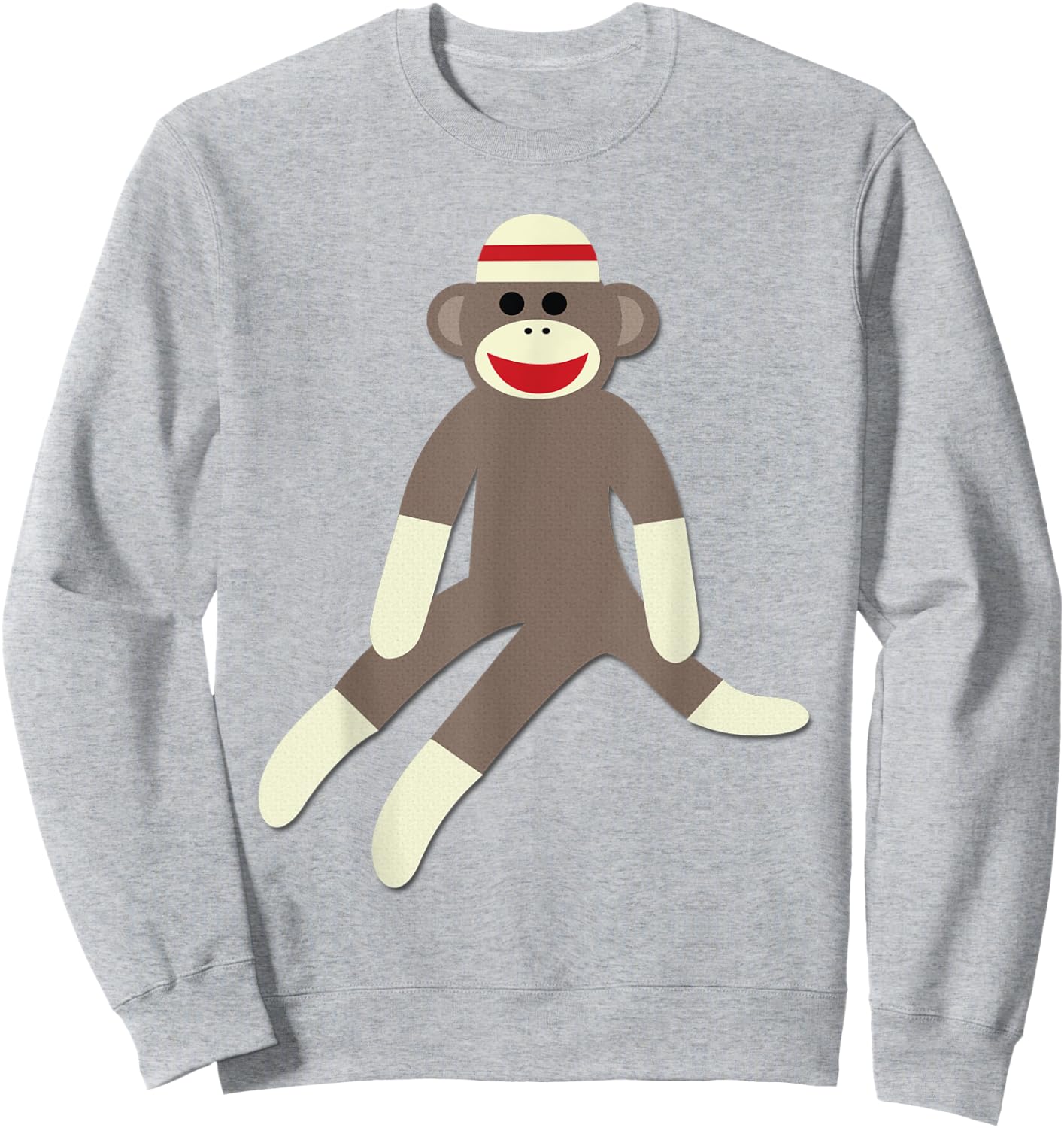 Monkey Sock Monkey Sweatshirt - Sweatshirt | Ash
