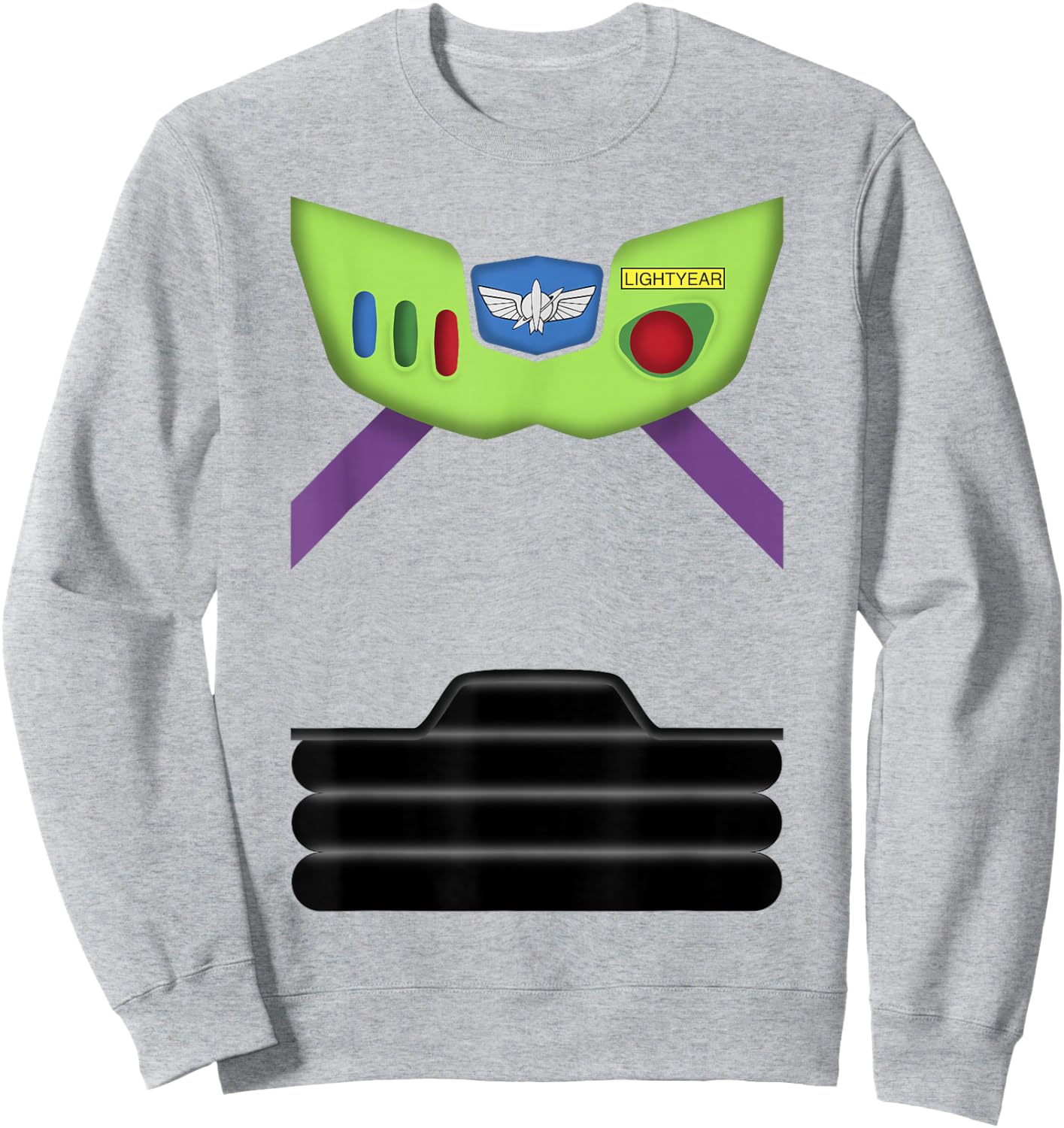 Disney Pixar Toy Story Buzz Suit Halloween Sweatshirt - Sweatshirt | Ash