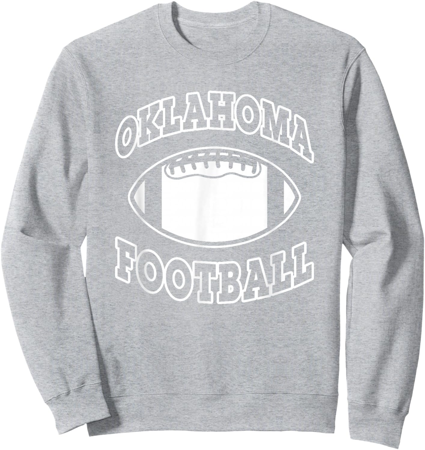 Oklahoma Football Sweatshirt - Sweatshirt | Ash