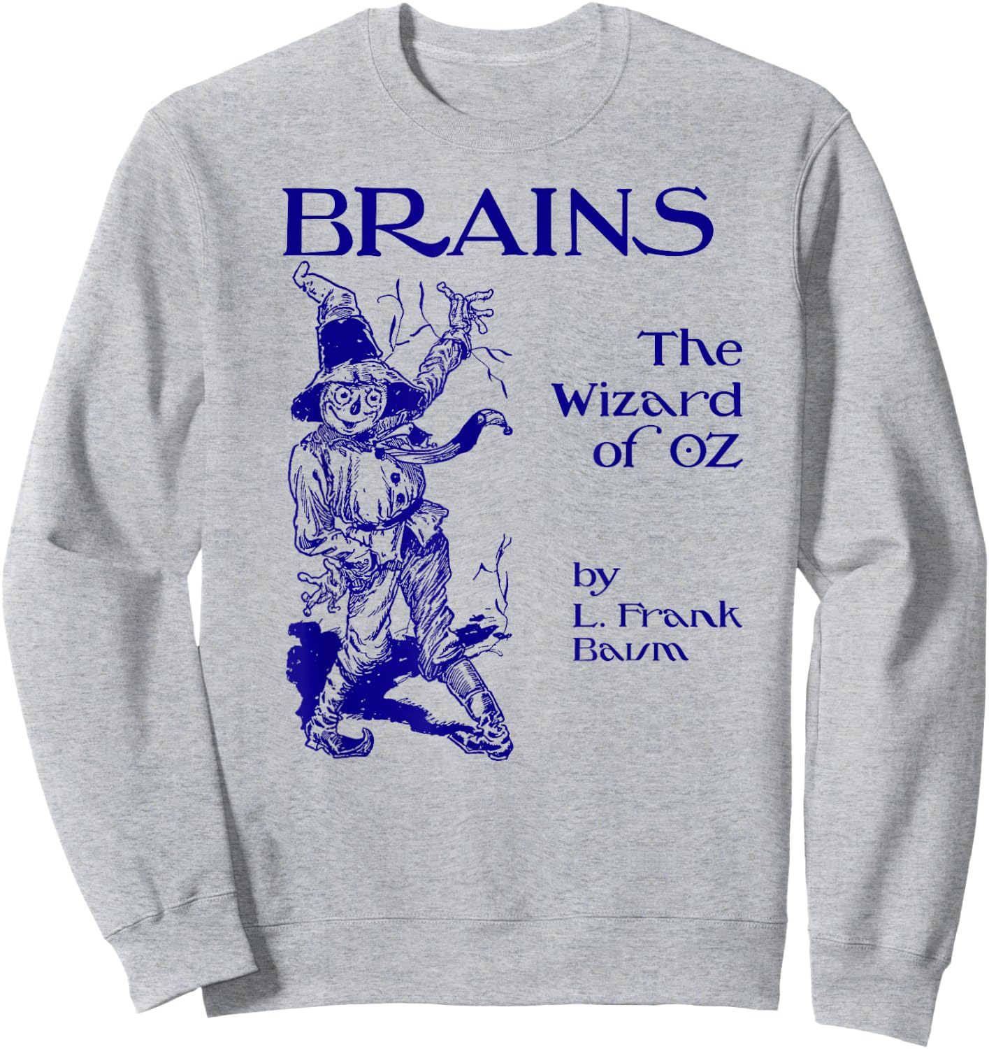 Use Your Brain Halloween Wizard of OZ Scarecrow Sweatshirt - Sweatshirt | Ash