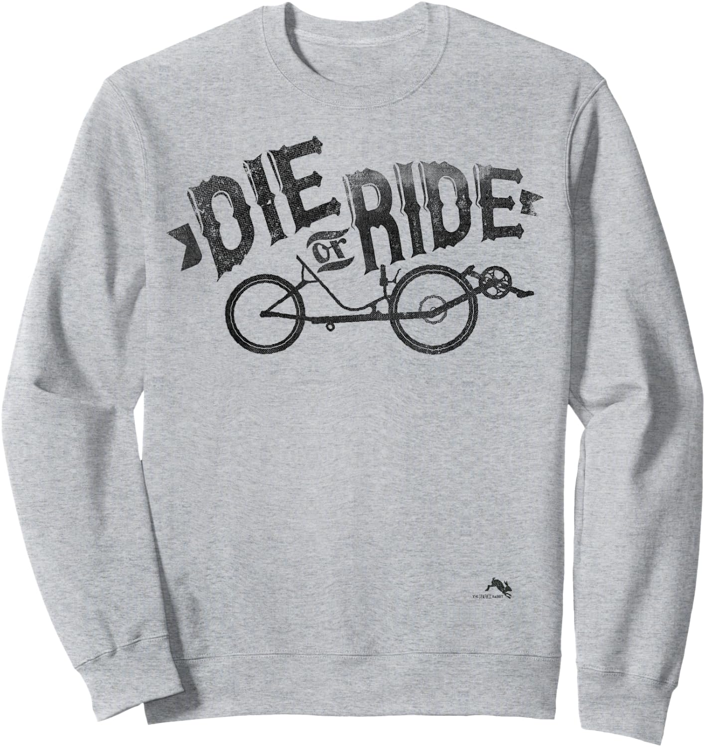 Die or Ride for Recumbent Bicycle Riders Sweatshirt - Sweatshirt | Ash