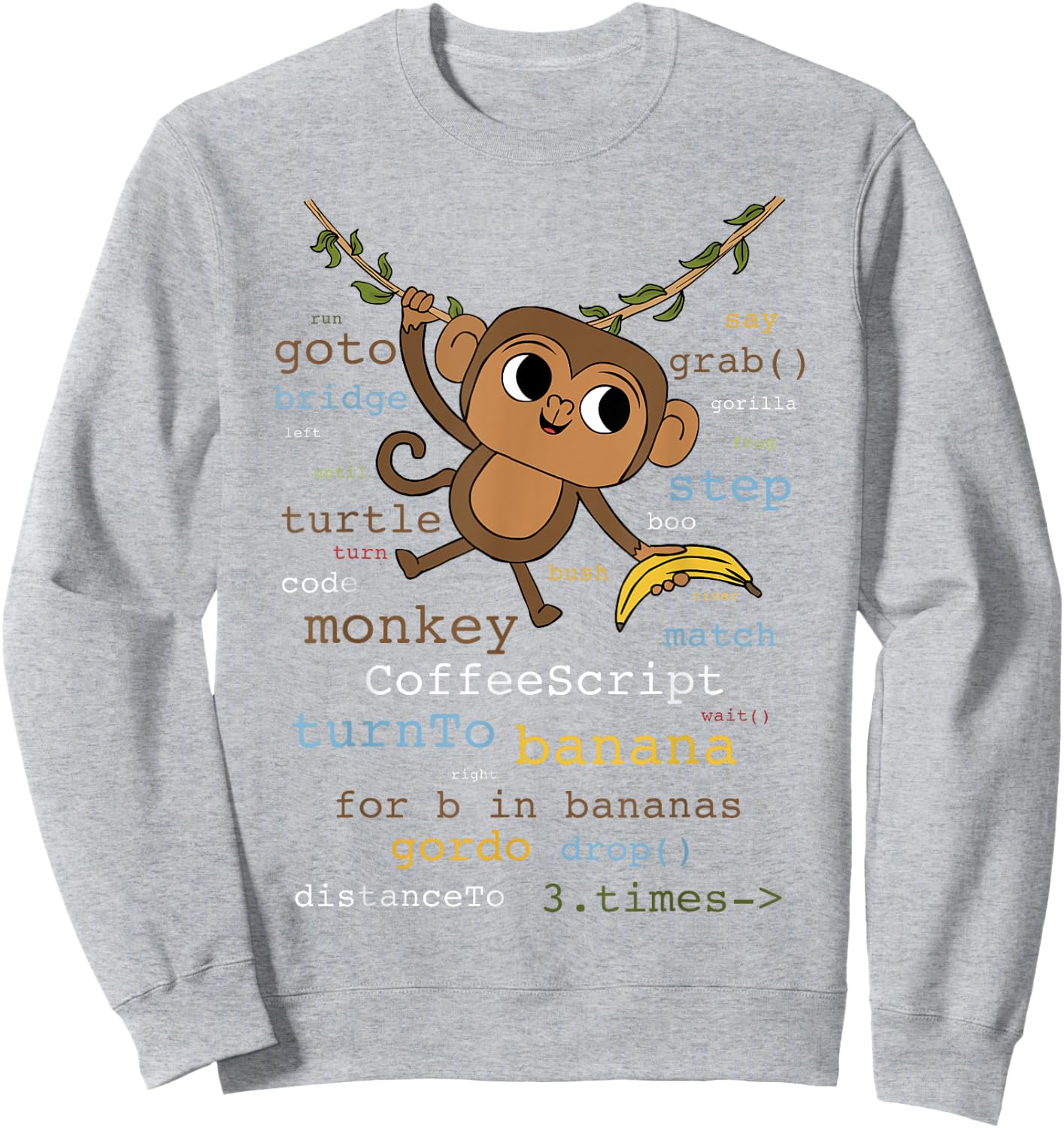 The CodeMonkey Sweatshirt - Sweatshirt | Ash
