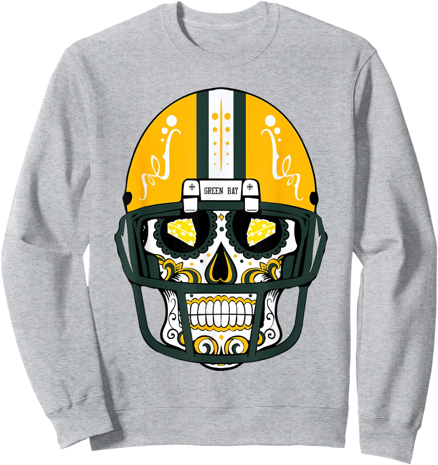 Dia de Muertos Day Of Dead Sugar Skull Halloween T Shirt Sweatshirt - Sweatshirt | Ash