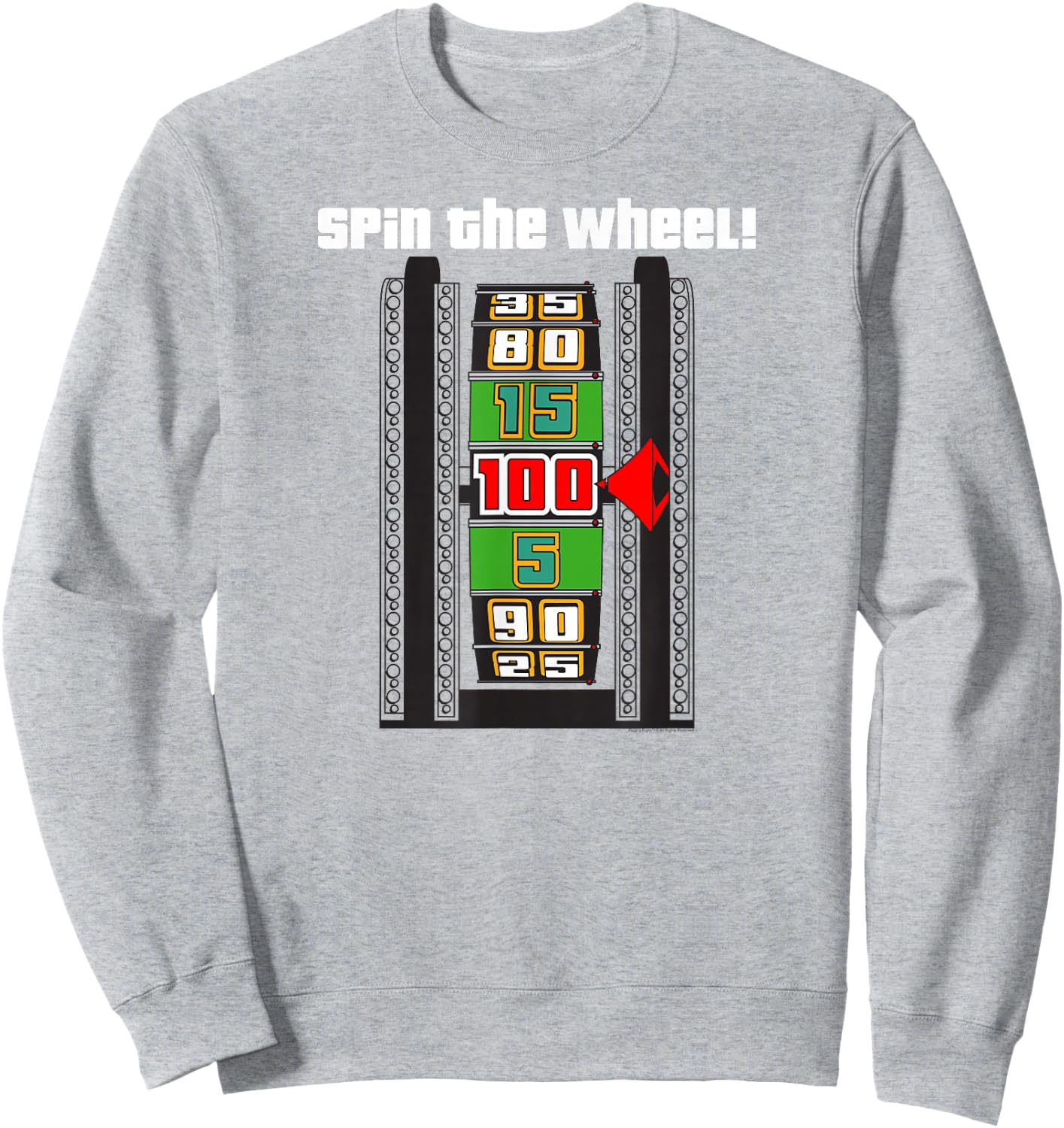 Price is Right Spin the Wheel Sweatshirt - Sweatshirt | Ash