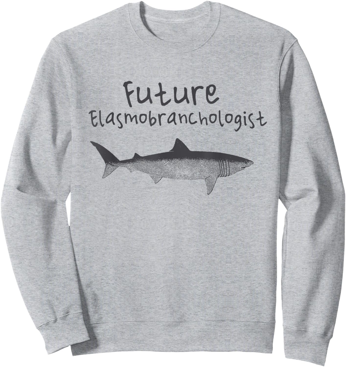 Shark Biologist Future Elasmobranchologist Sweatshirt - Sweatshirt | Ash