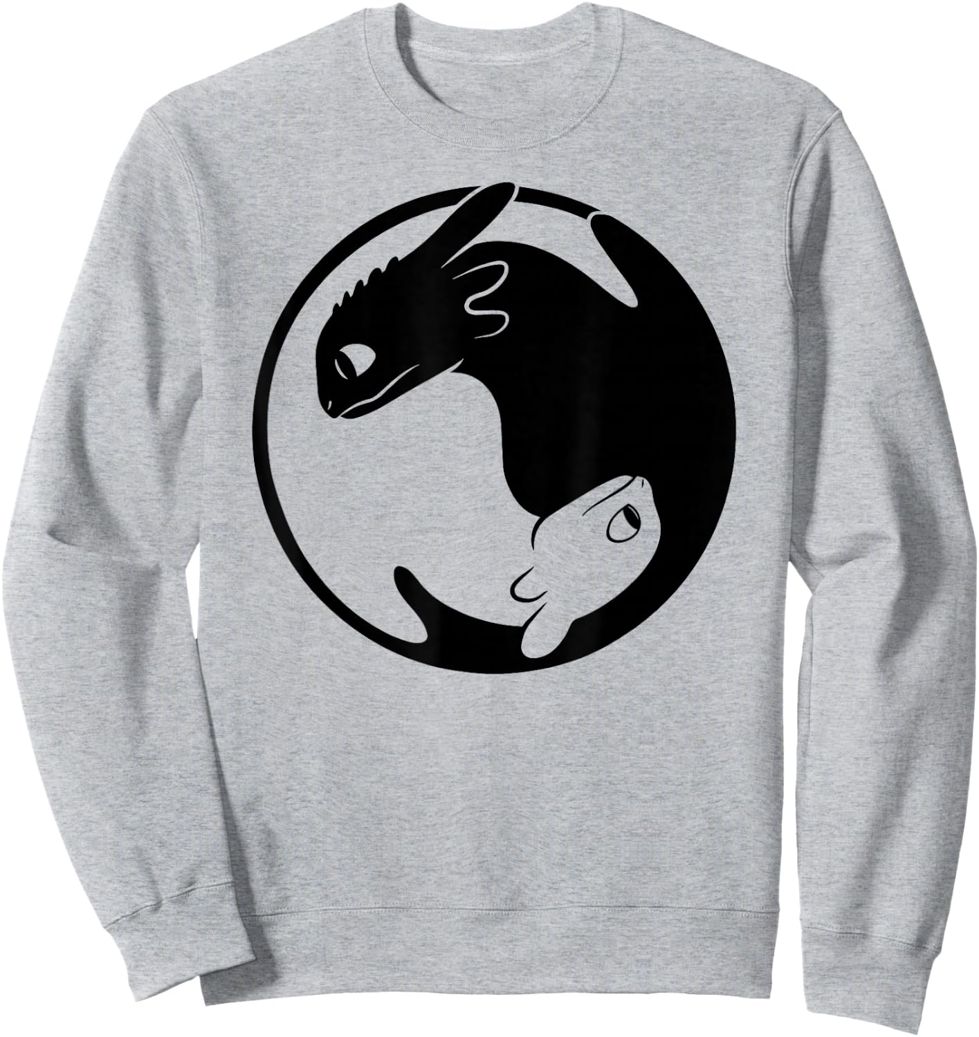 How to Train Your Dragon 3 Dragon Yin Yang Sweatshirt - Sweatshirt | Ash