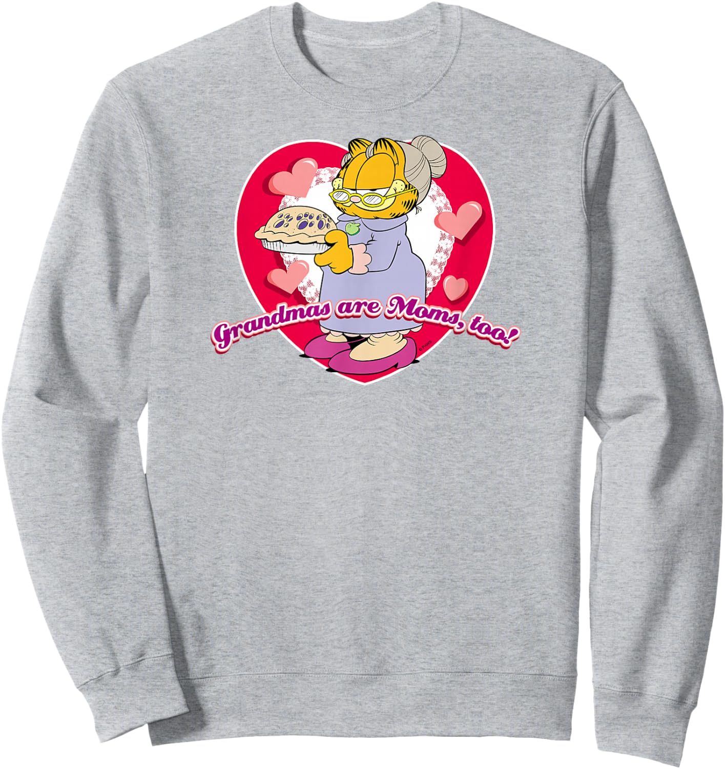 Garfield Don't Forget Grandma Sweatshirt - Sweatshirt | Ash