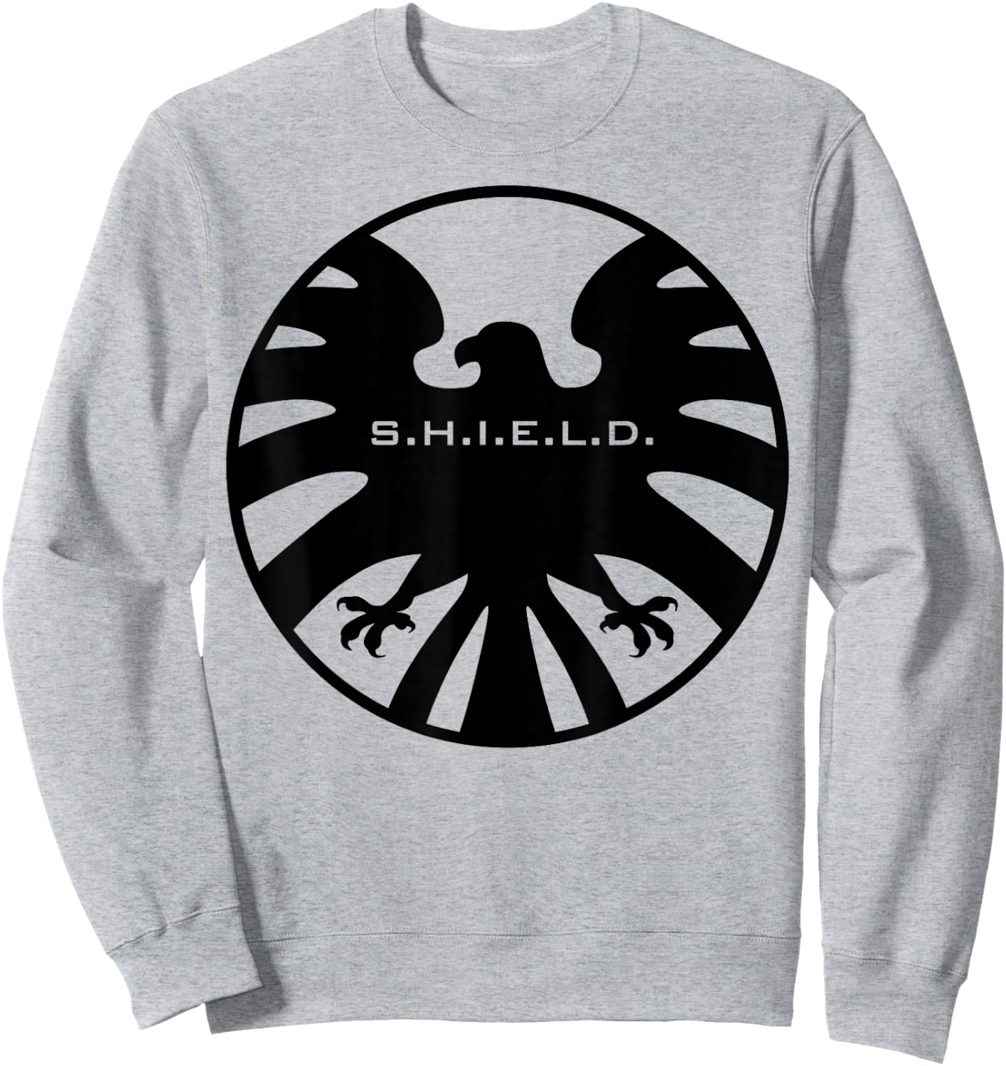 Marvel Agents of S.H.I.E.L.D. Black Out Eagle Badge Sweatshirt - Sweatshirt | Ash