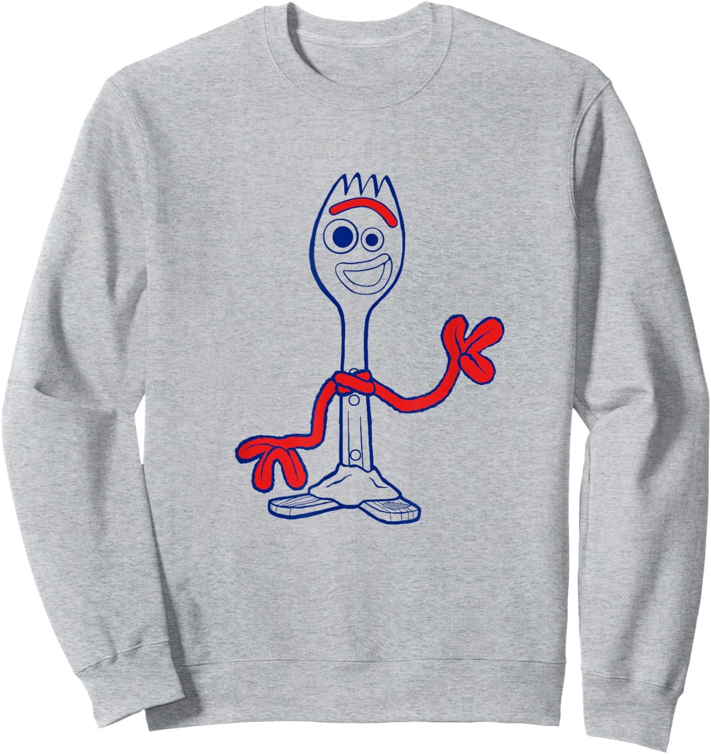 Disney Pixar Toy Story 4 Forky Waves Hi Sweatshirt - Sweatshirt | Ash
