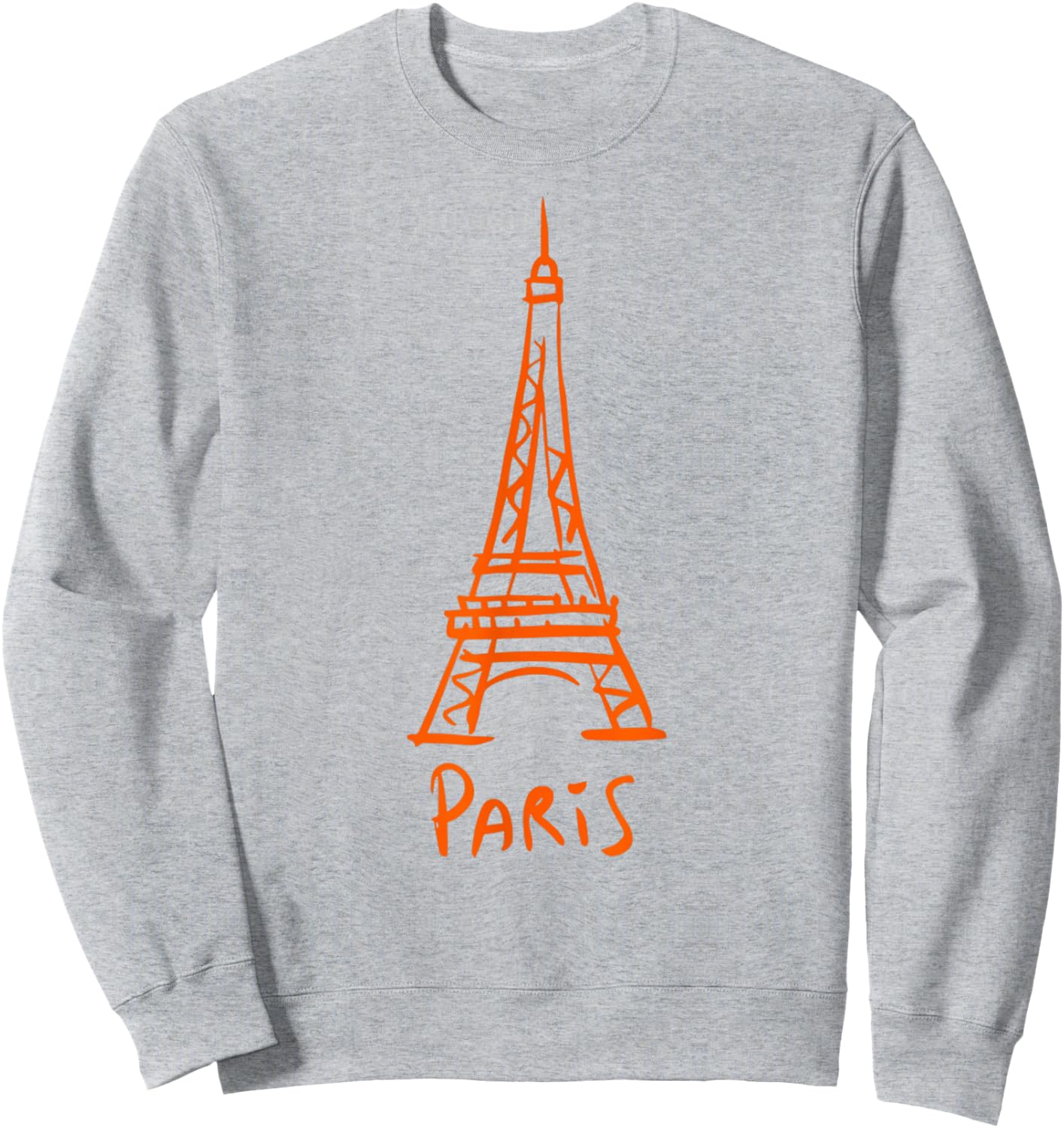 Vintage Paris I Love Travel Wanderlust Eiffel Tower Sweatshirt - Sweatshirt | Ash