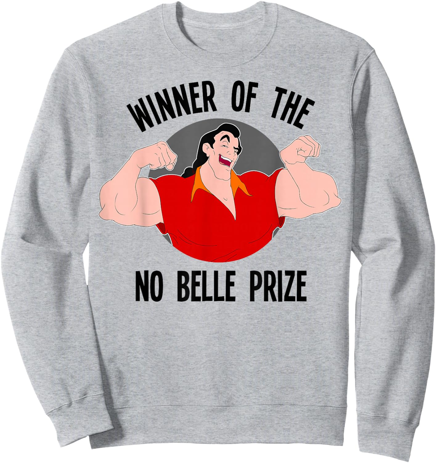 Disney Beauty and the Beast Gaston Winner No Belle Prize Sweatshirt - Sweatshirt | Ash