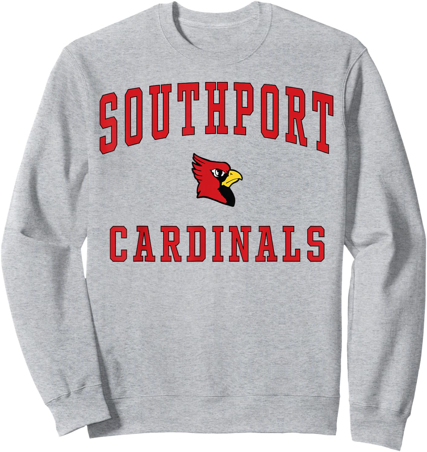 Southport High School Cardinals Sweatshirt - Sweatshirt | Ash