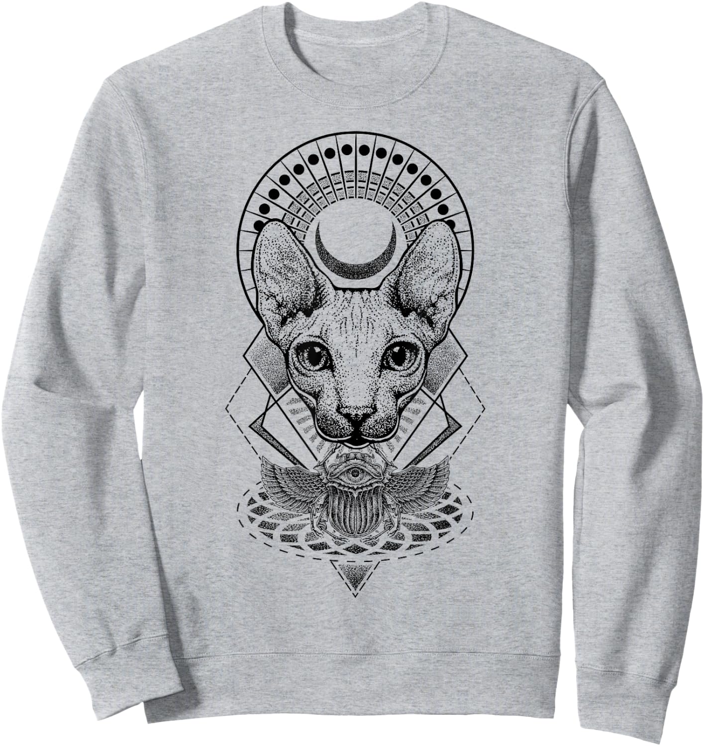 Does Egyptian Cat Goddess Mythology Gifts Sweatshirt - Sweatshirt | Ash