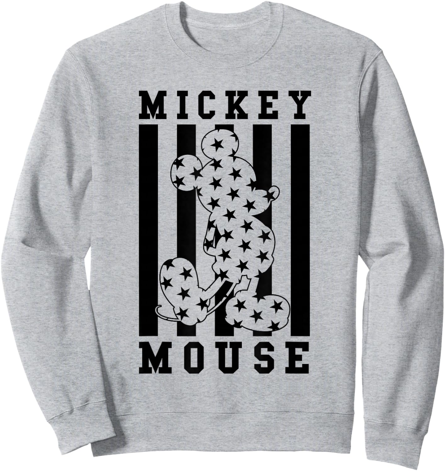 Disney - Mickey Mouse American Flag Americana Sweatshirt - Sweatshirt | Ash
