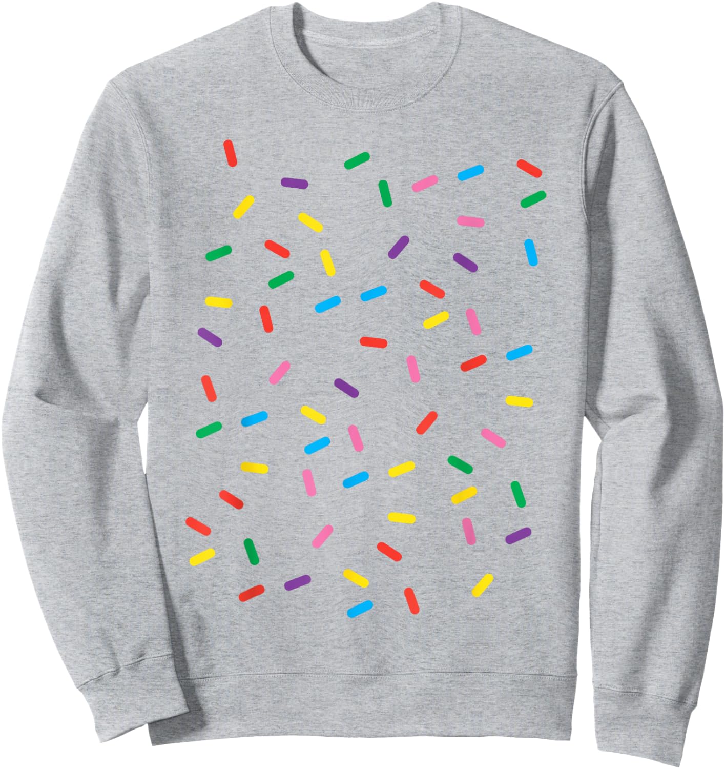 Ice Cream With Sprinkles Funny Lazy DIY Halloween Costume Sweatshirt - Sweatshirt | Ash