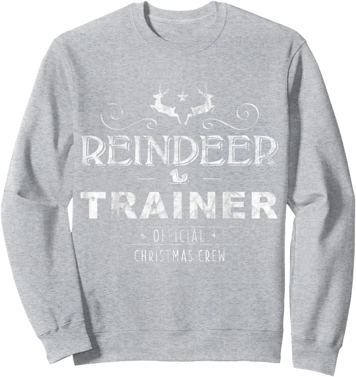 Reindeer Trainer Christmas Crew - Red Sweatshirt - Sweatshirt | Ash
