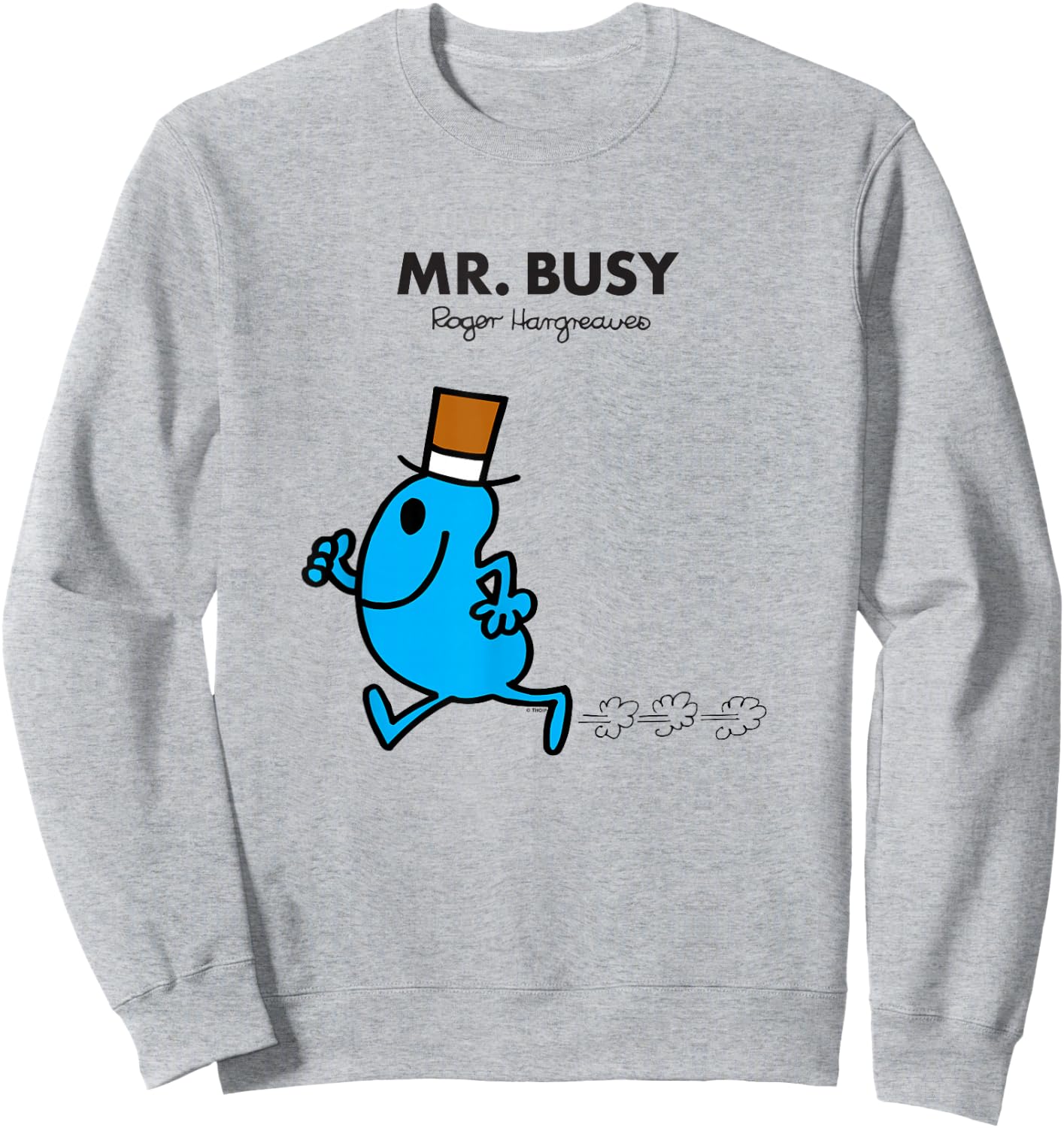 Mr. Men Mr. Busy Sweatshirt - Sweatshirt | Ash