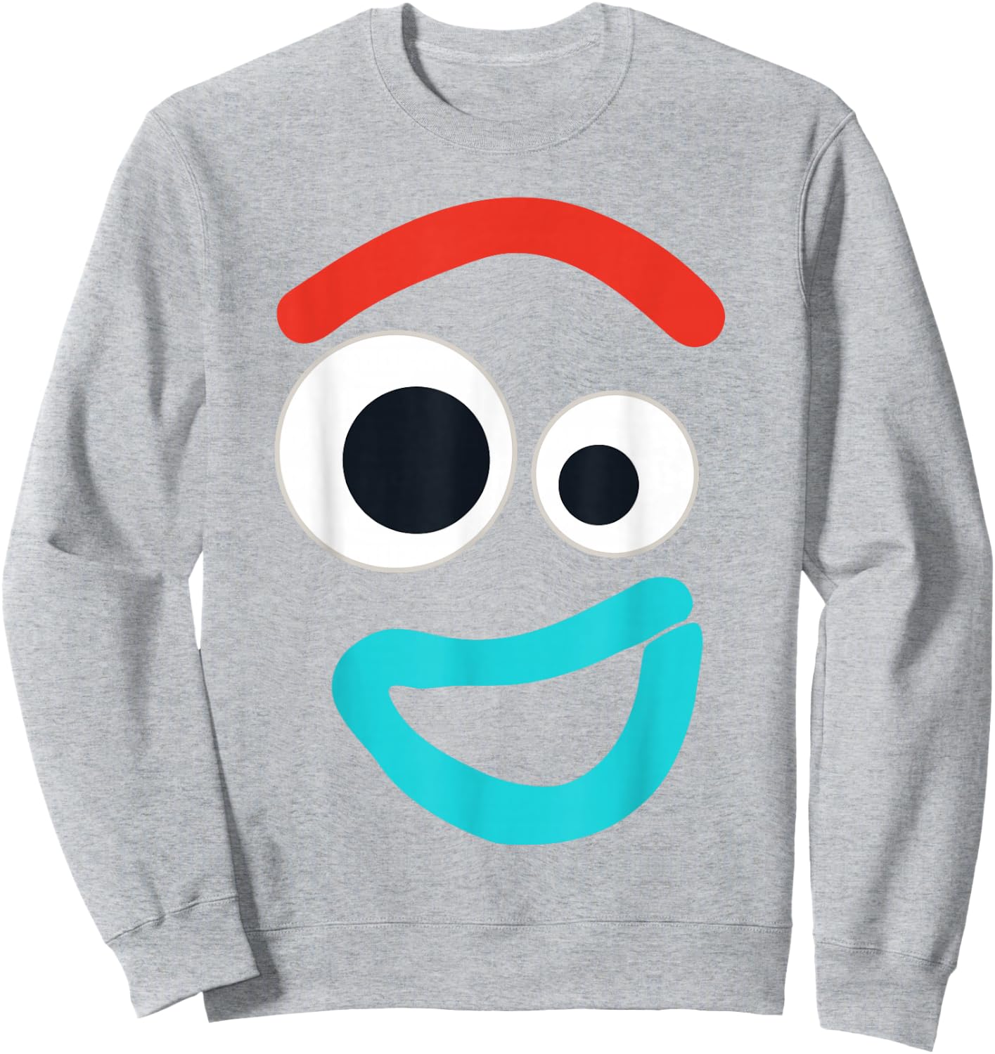 Disney and Pixar Toy Story 4 Forky Smiling Costume Sweatshirt - Sweatshirt | Ash