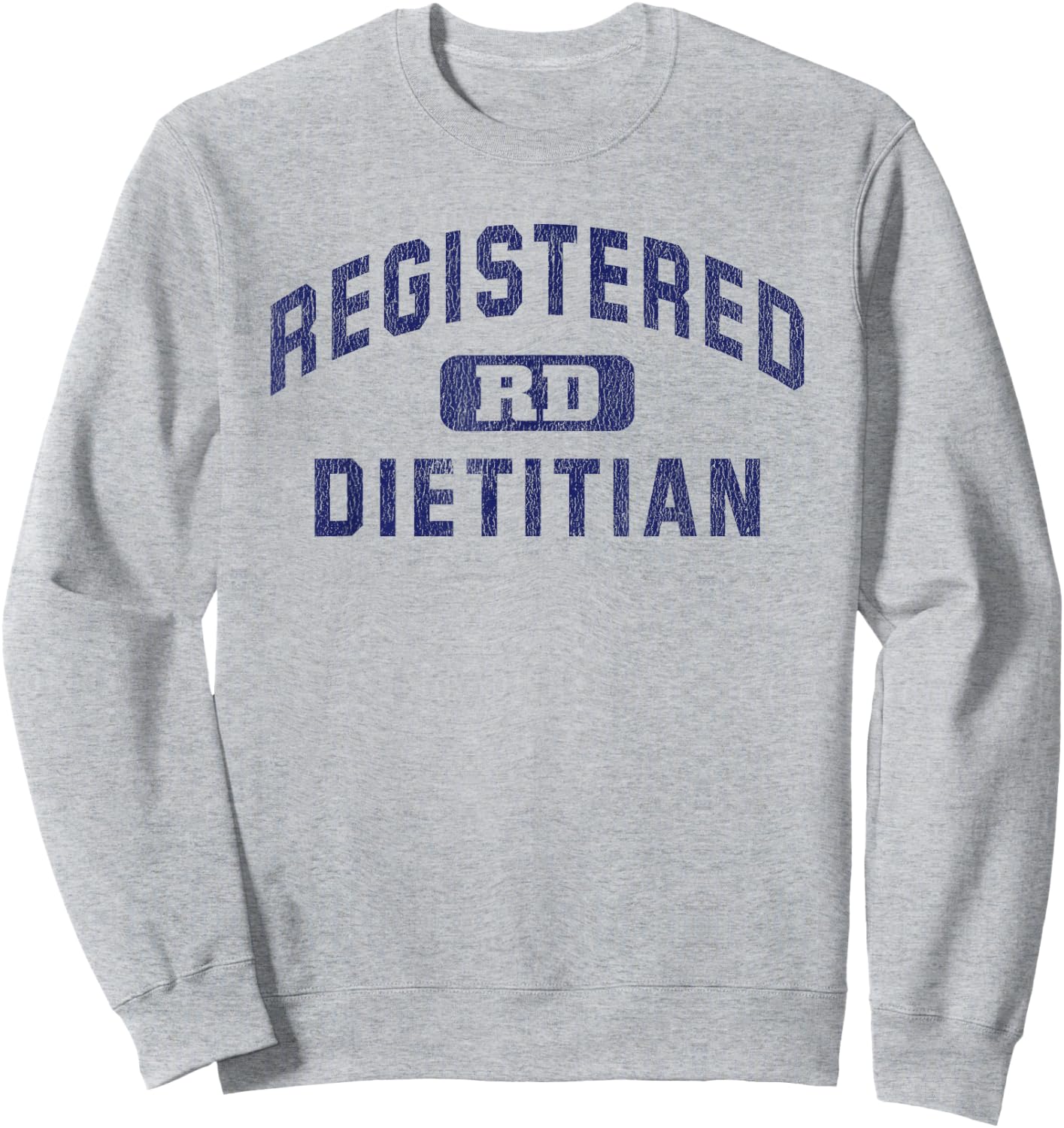 Registered Dietitian Vintage Nutritionist Gift Sweatshirt - Sweatshirt | Ash