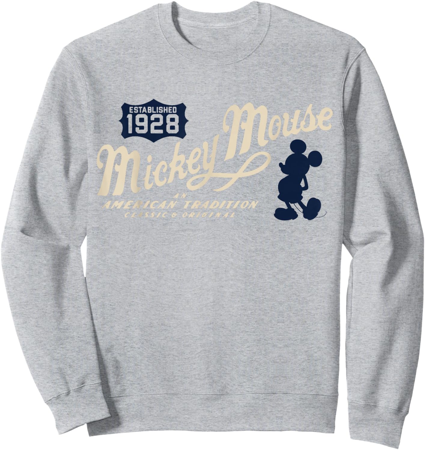 Disney - Mickey Mouse Classic Sweatshirt - Sweatshirt | Ash