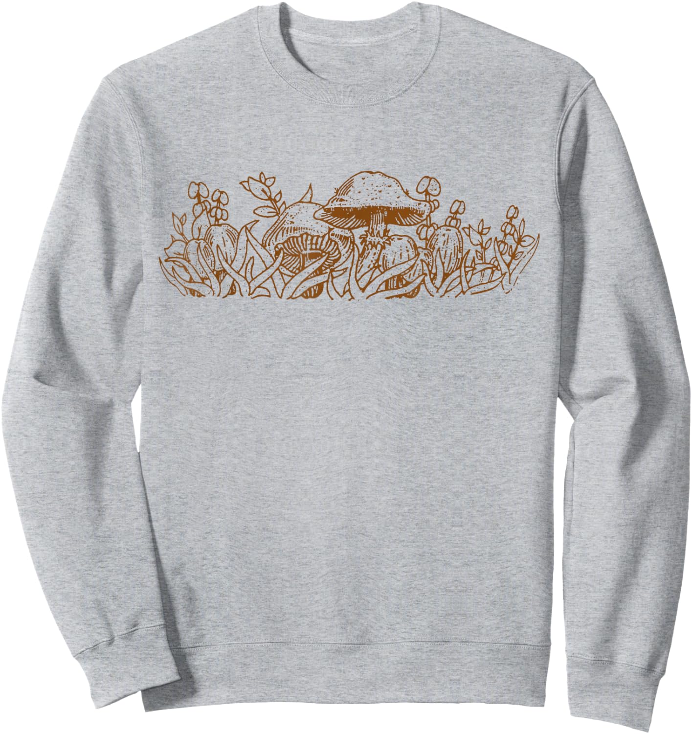 Vintage Pyrex Pattern - Forest Fancies (Mushrooms) Sweatshirt - Sweatshirt | Ash