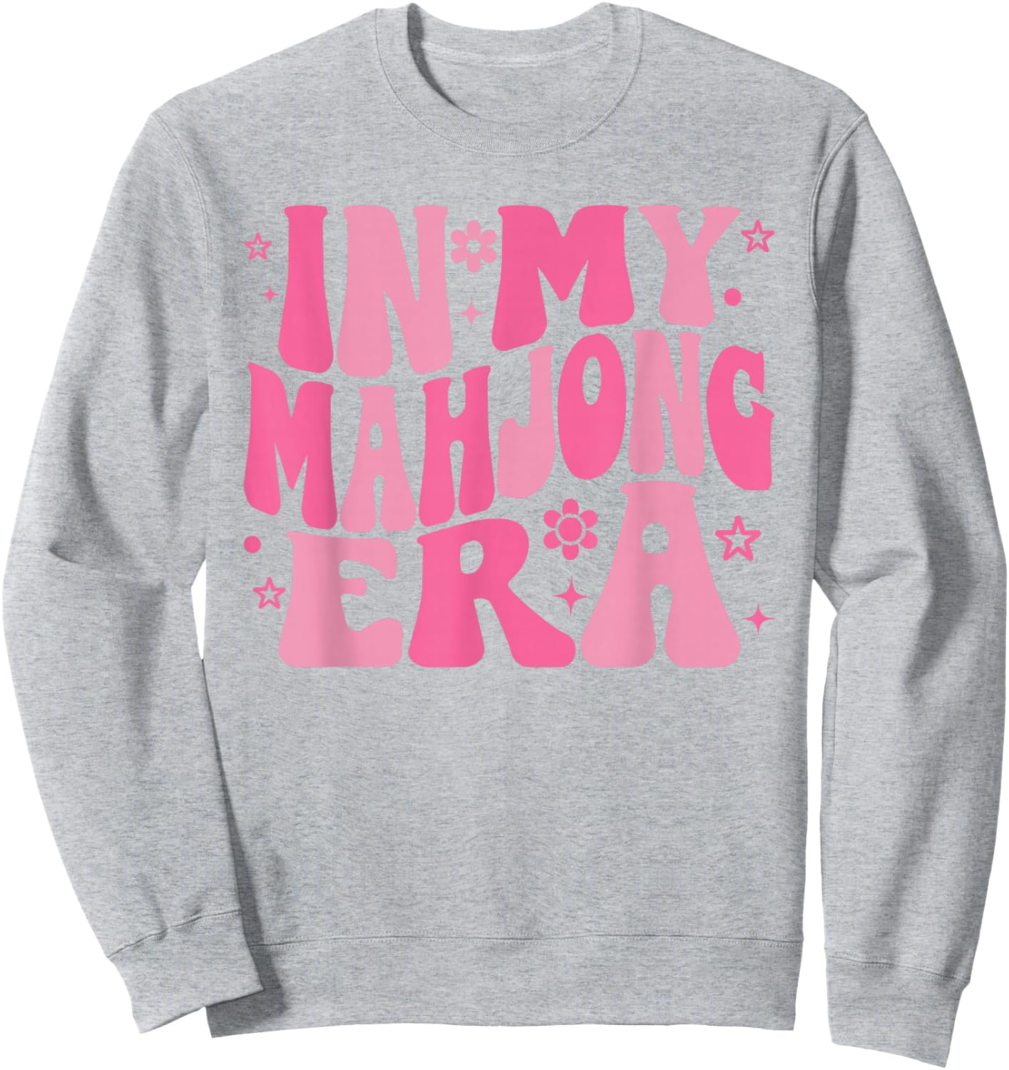 in My Mahjong Era Retro Style Player Sweatshirt - Sweatshirt | Ash