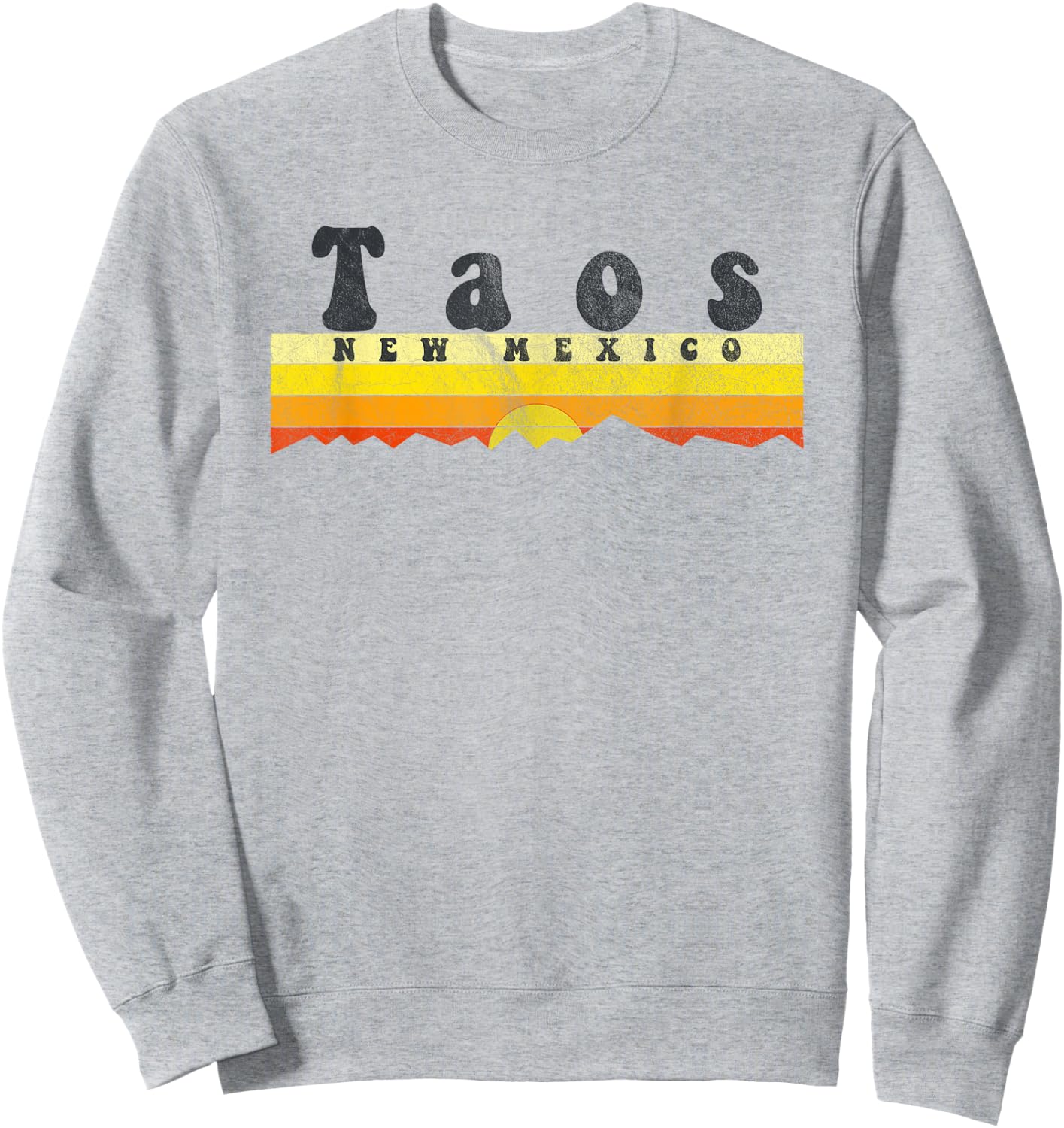 Retro Vintage Taos New Mexico Sweatshirt - Sweatshirt | Ash