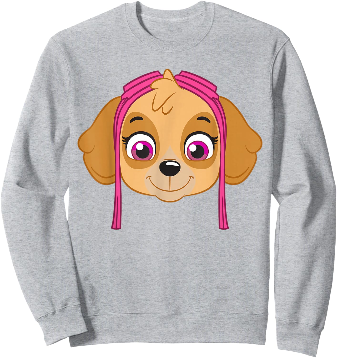 Paw Patrol Big Skye Head Sweatshirt - Sweatshirt | Ash