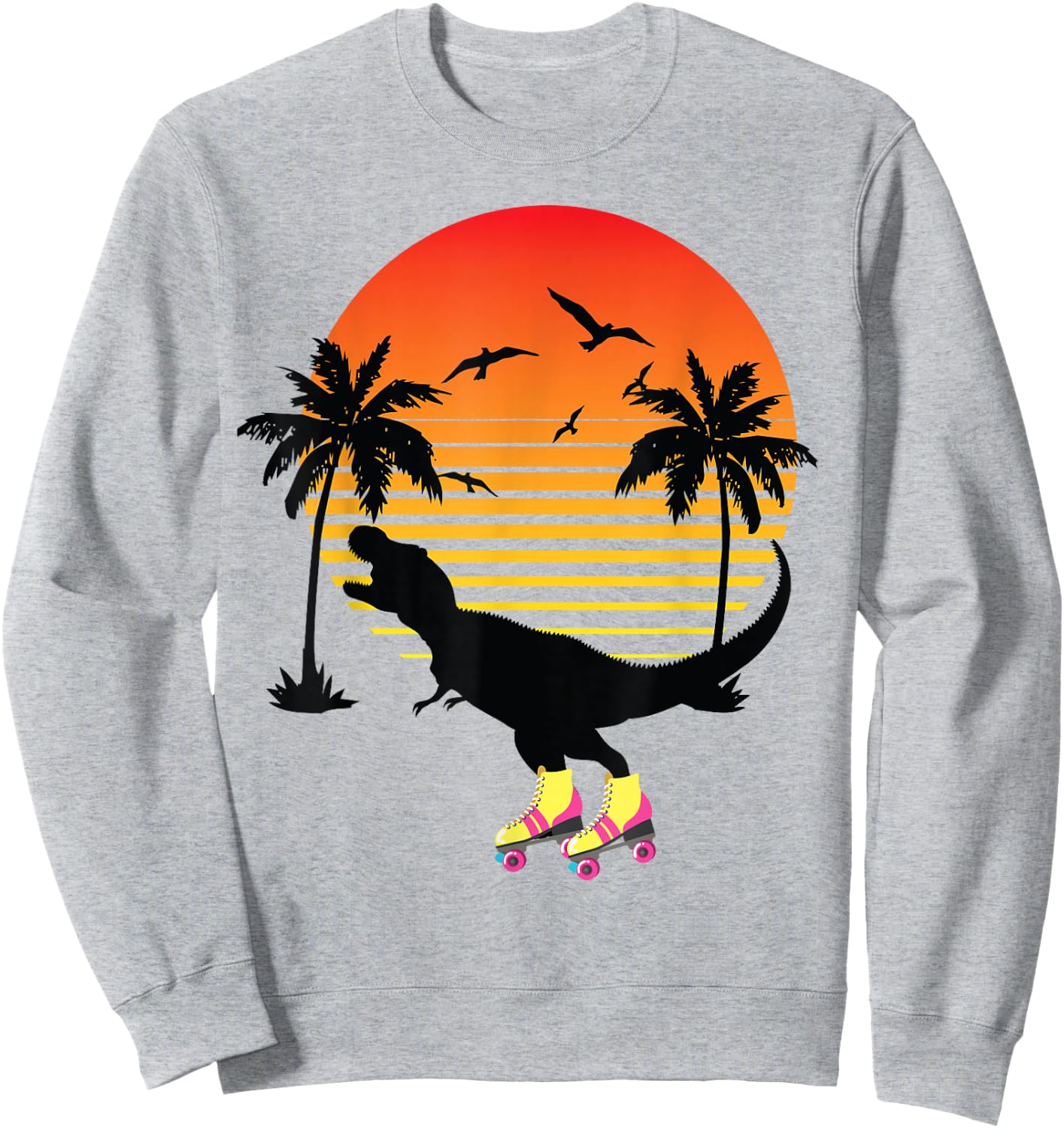 Vintage Trex Roller Skate Derby California 80s Sweatshirt - Sweatshirt | Ash