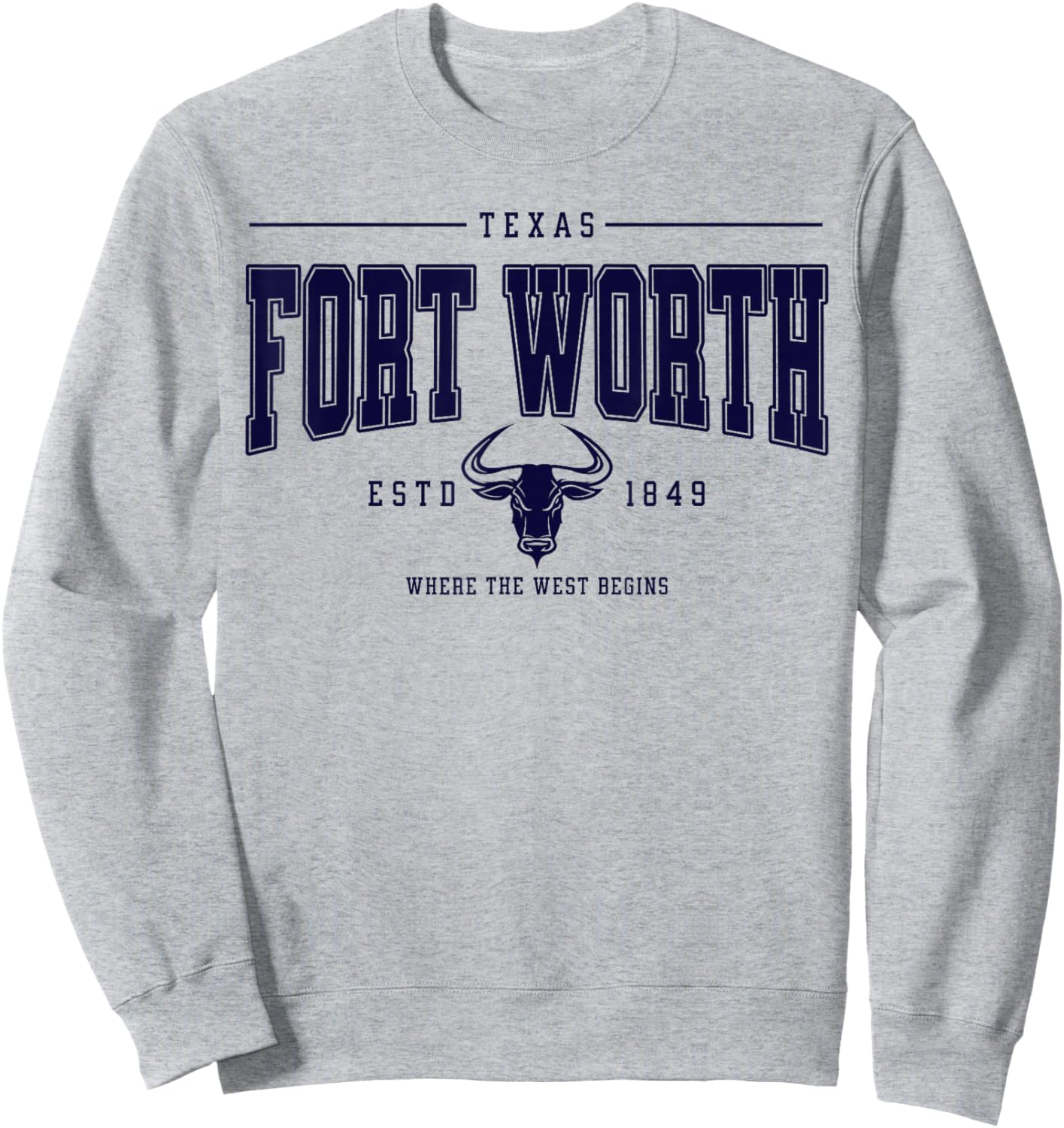 Fort Worth Stockyards Lovers Sweatshirt - Sweatshirt | Ash