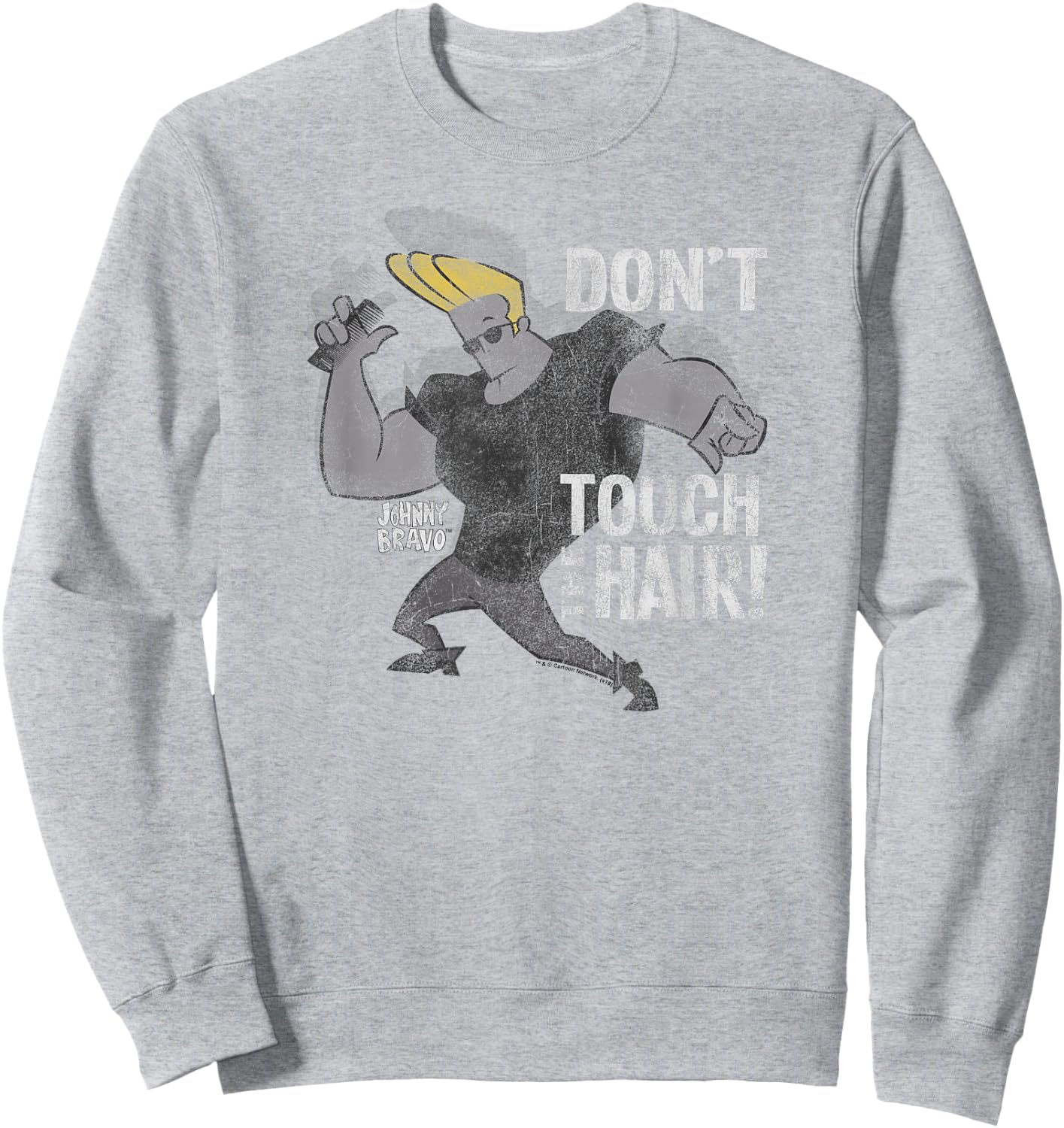 Johnny Bravo Don't Touch the Hair Sweatshirt - Sweatshirt | Ash