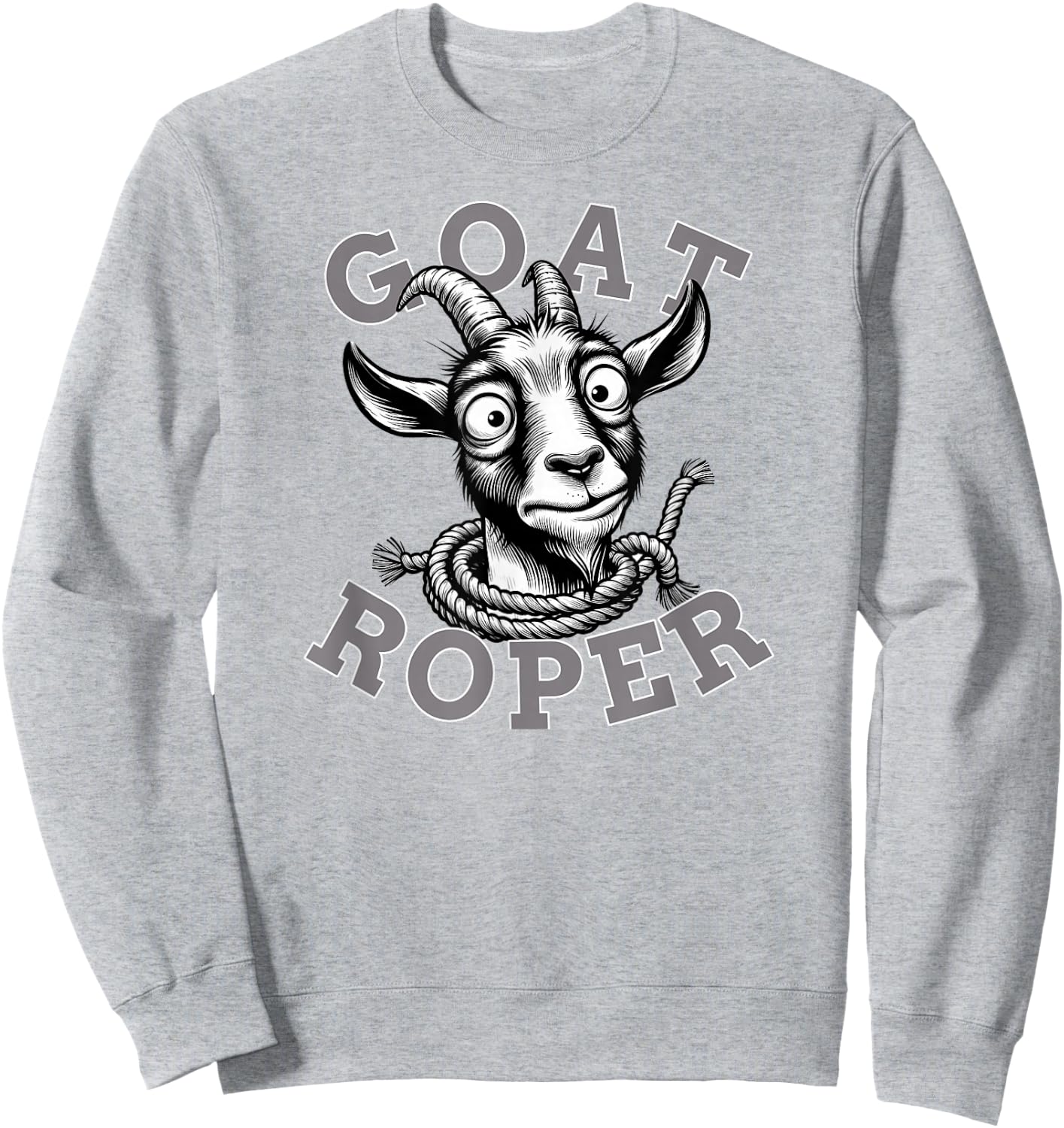 Goat Roper Sweatshirt - Sweatshirt | Ash