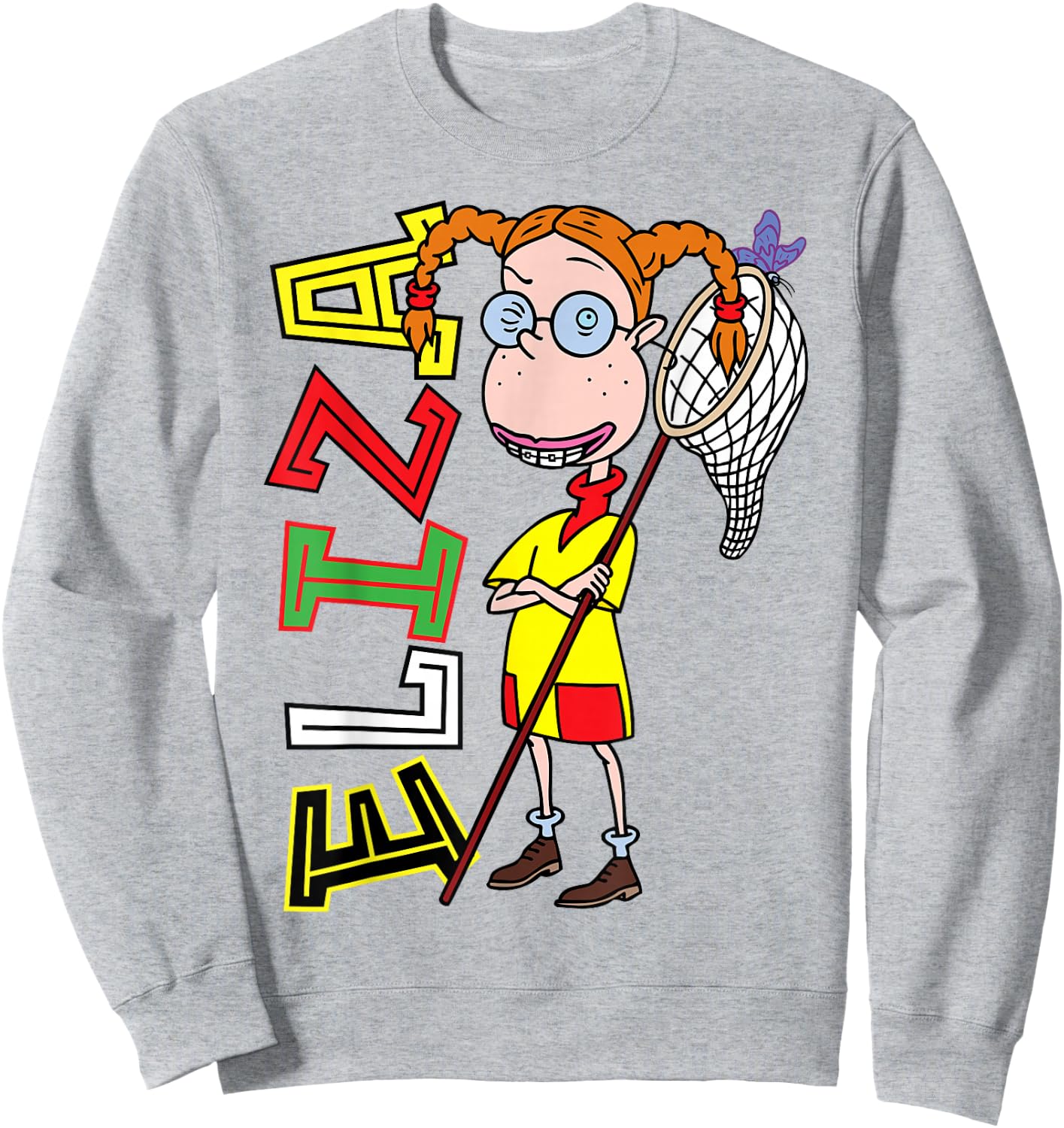 Nickelodeon Eliza Thornberry Explorer Sweatshirt - Sweatshirt | Ash
